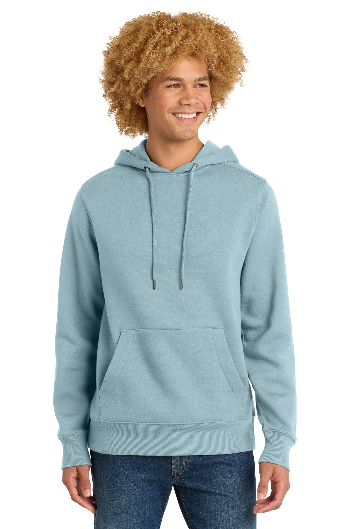 District  Perfect Weight  Fleece Hoodie DT1101 - Blue Fog