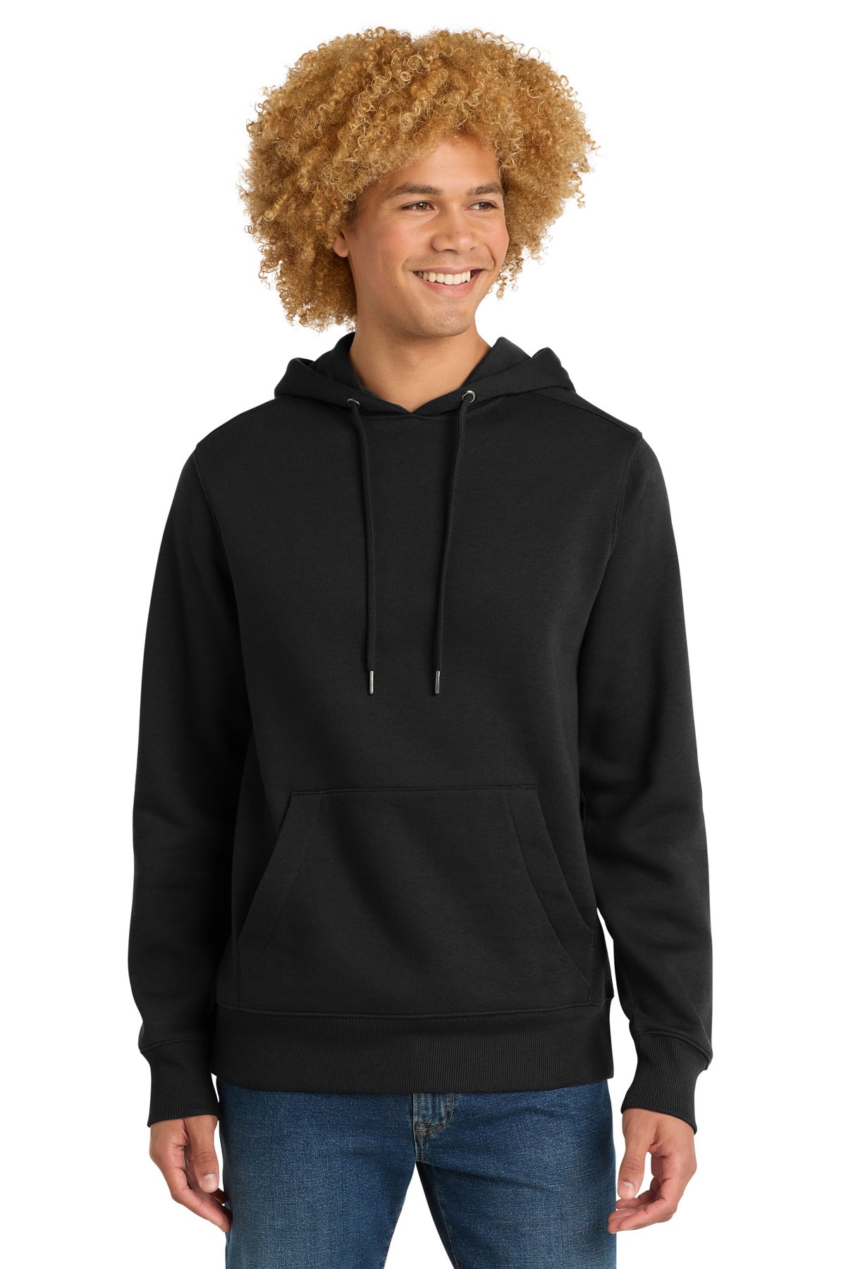 District  Perfect Weight  Fleece Hoodie DT1101 - Jet Black
