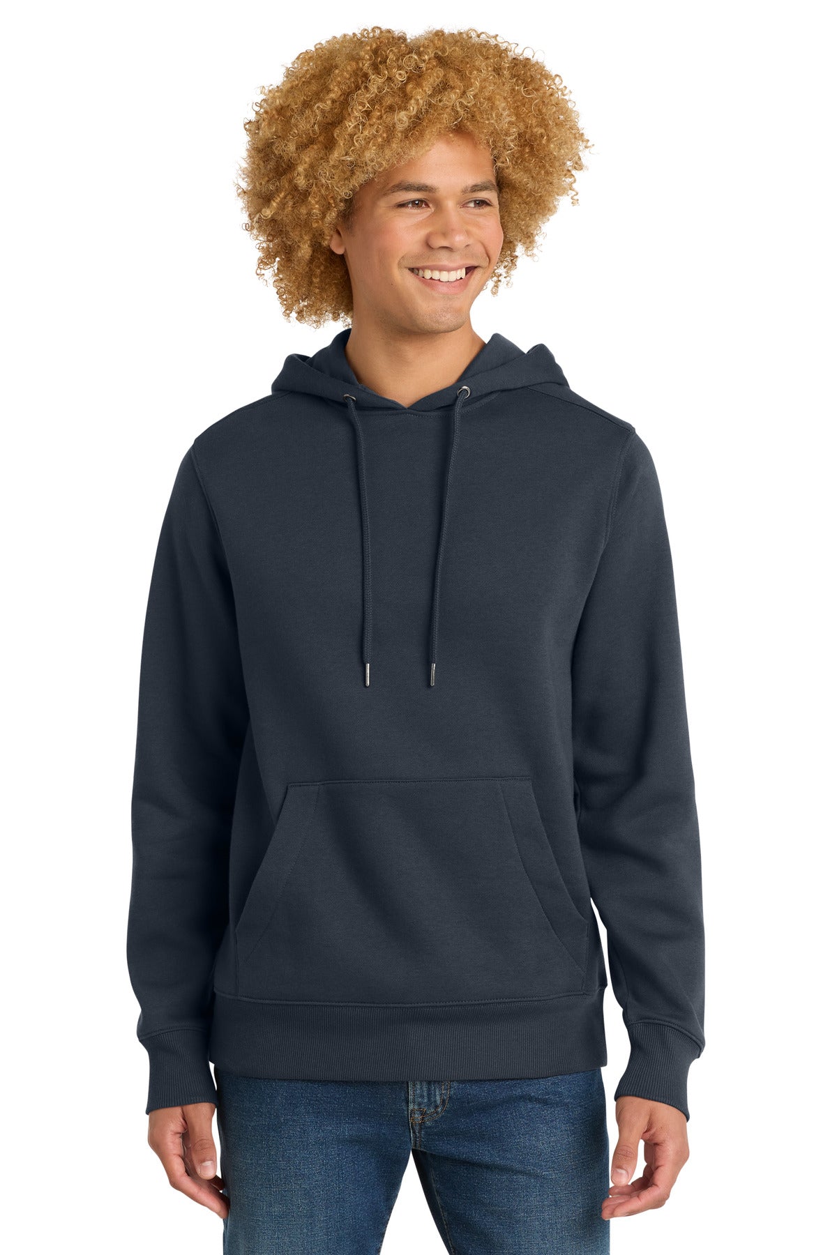 District  Perfect Weight  Fleece Hoodie DT1101 - New Navy