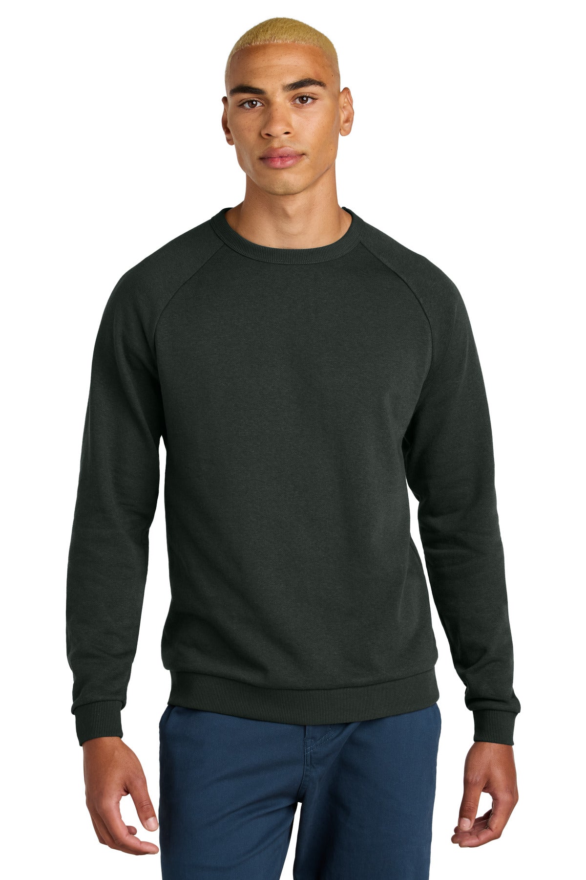 District Perfect Tri Fleece Crewneck Sweatshirt DT1304 - Deepest Grey