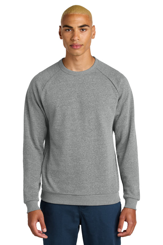 District Perfect Tri Fleece Crewneck Sweatshirt DT1304 - Grey Frost