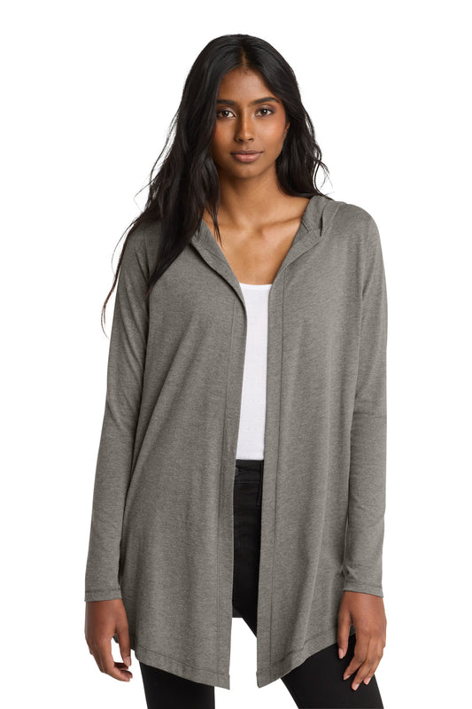 District  Women's Perfect Tri  Hooded Cardigan. DT156 - Grey Frost