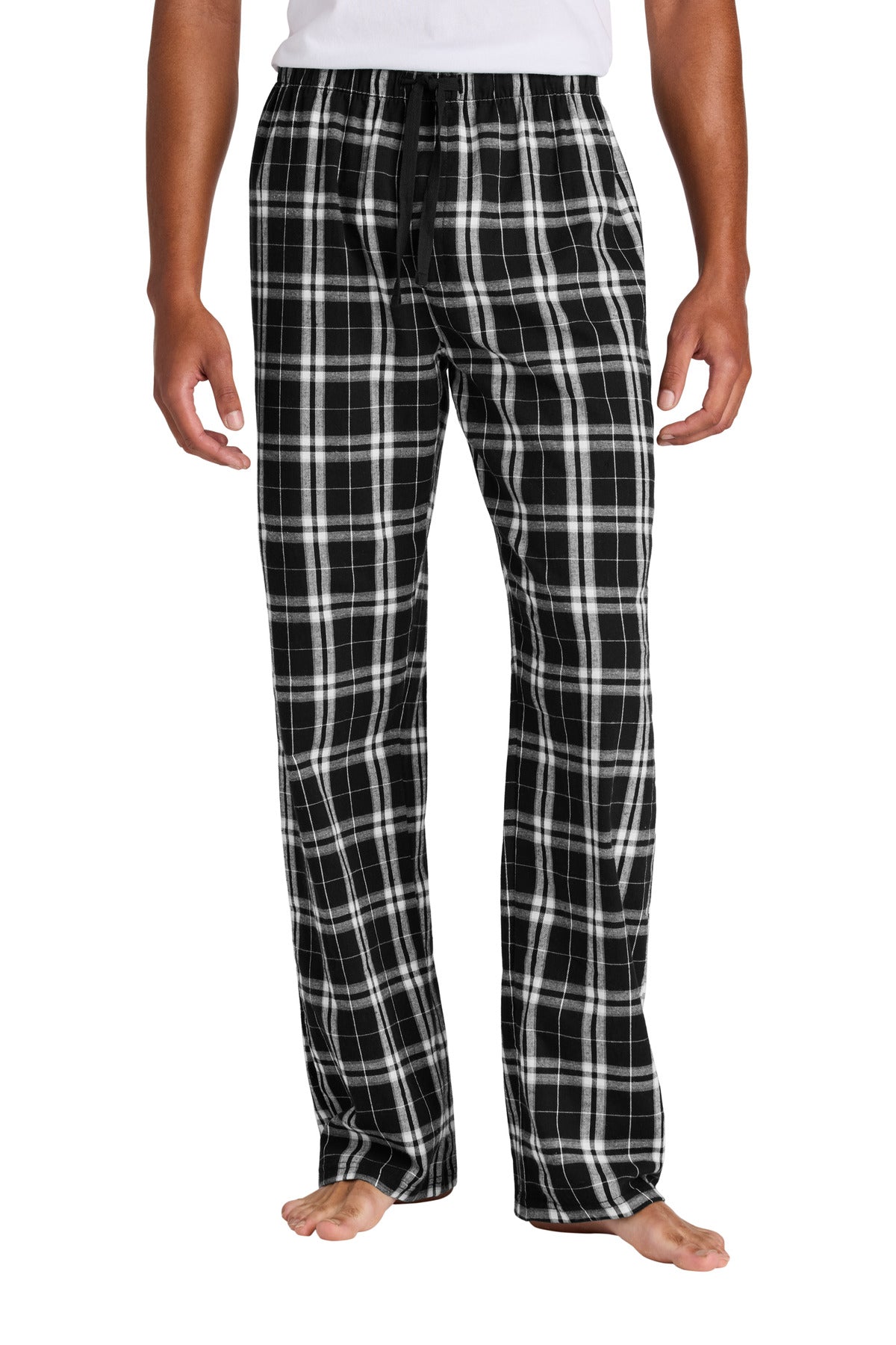 District Flannel Plaid Pant. DT1800 - Black