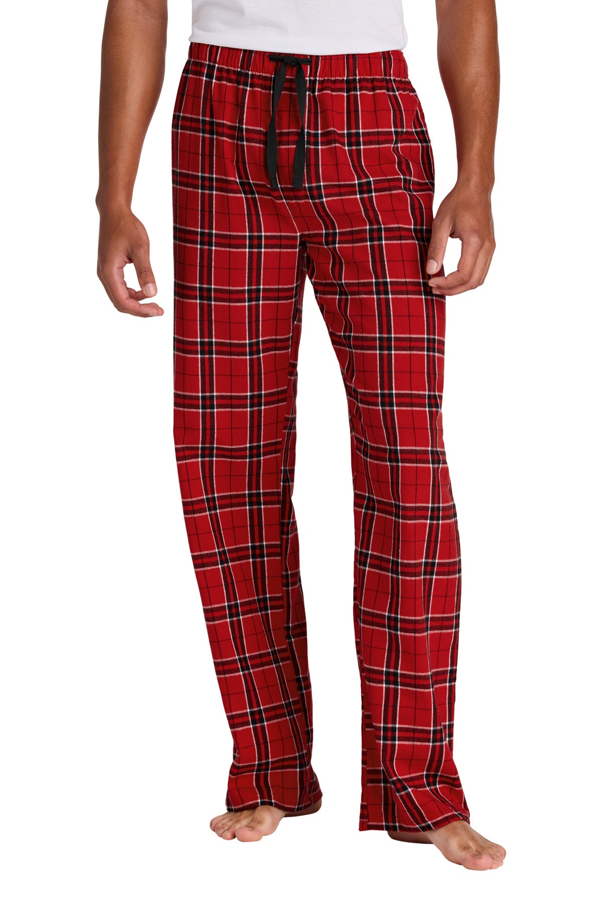 District Flannel Plaid Pant. DT1800 - New Red
