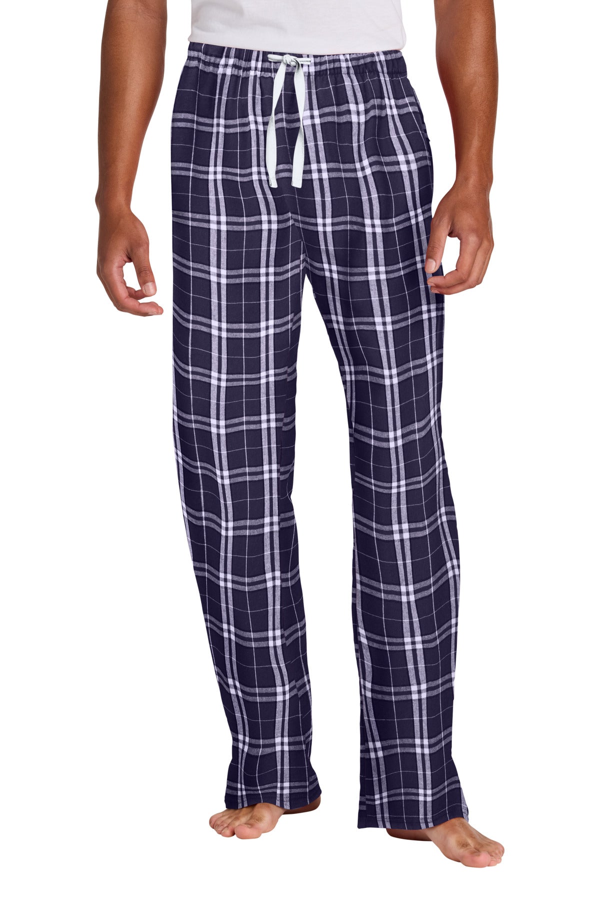 District Flannel Plaid Pant. DT1800 - Purple/ White
