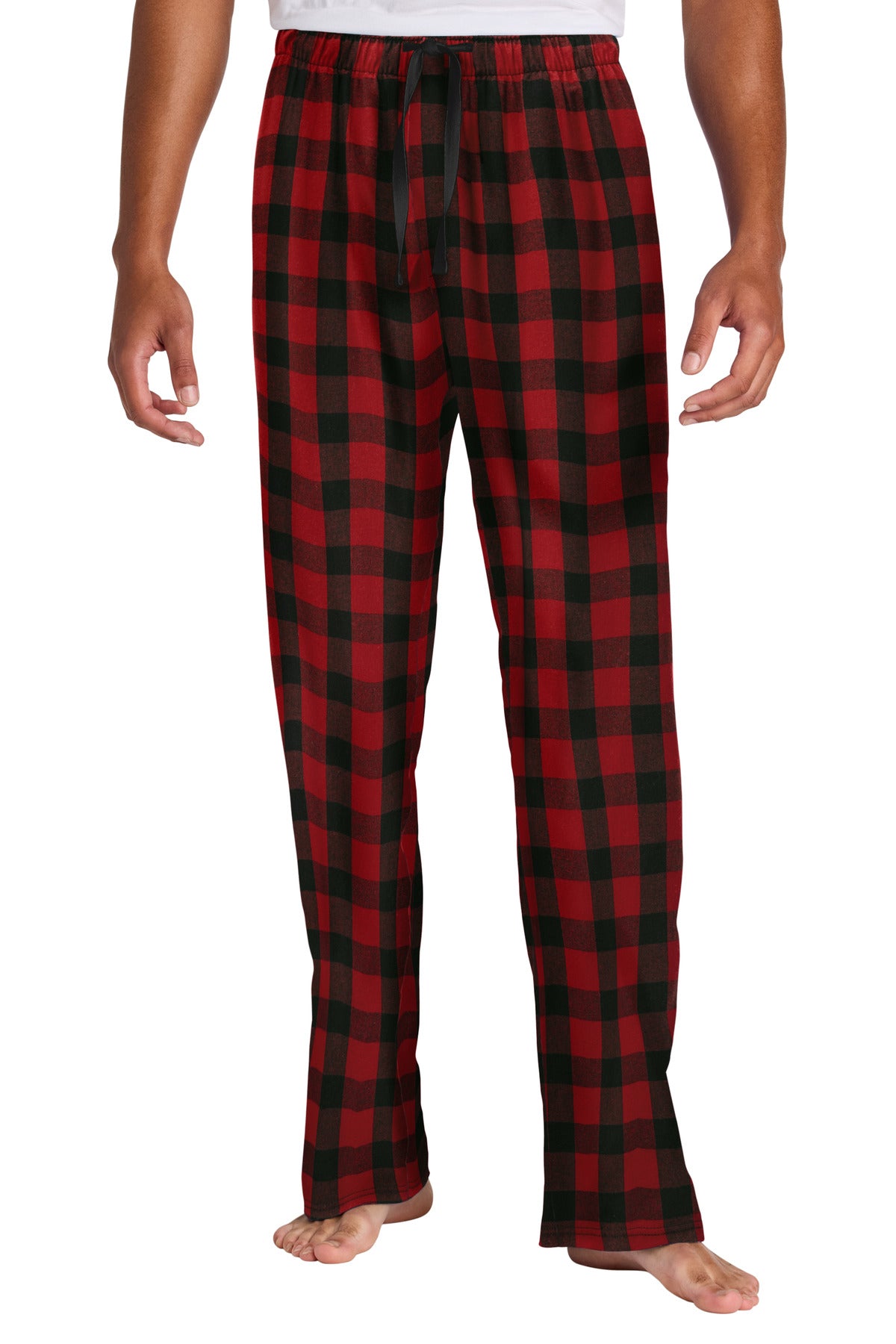 District Flannel Plaid Pant. DT1800 - Red/ Black Buffalo Check