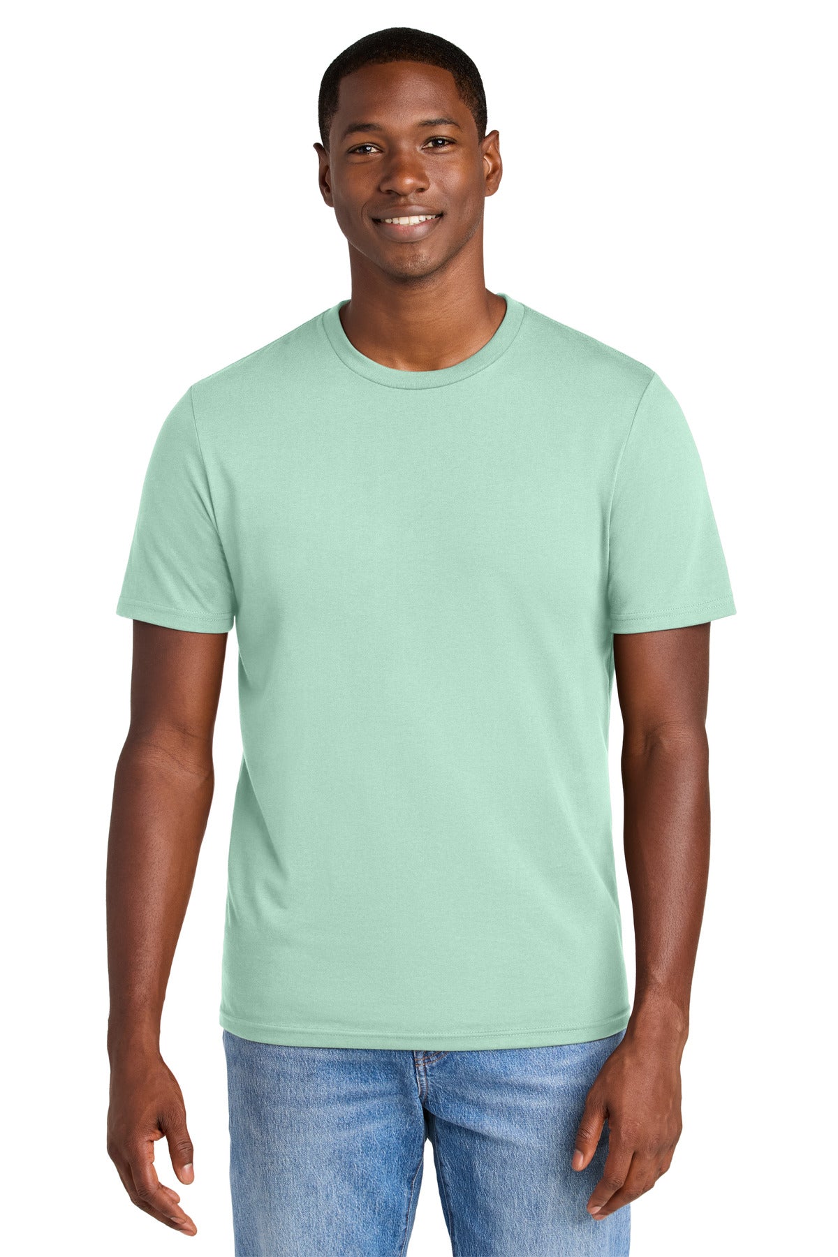 District Perfect Weight CVC Tee DT184 - Frosted Mint