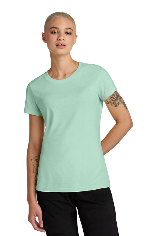 District Women's Perfect Weight CVC Tee DT188 - Frosted Mint