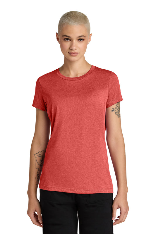 District Women's Perfect Weight CVC Tee DT188 - Geranium Heather