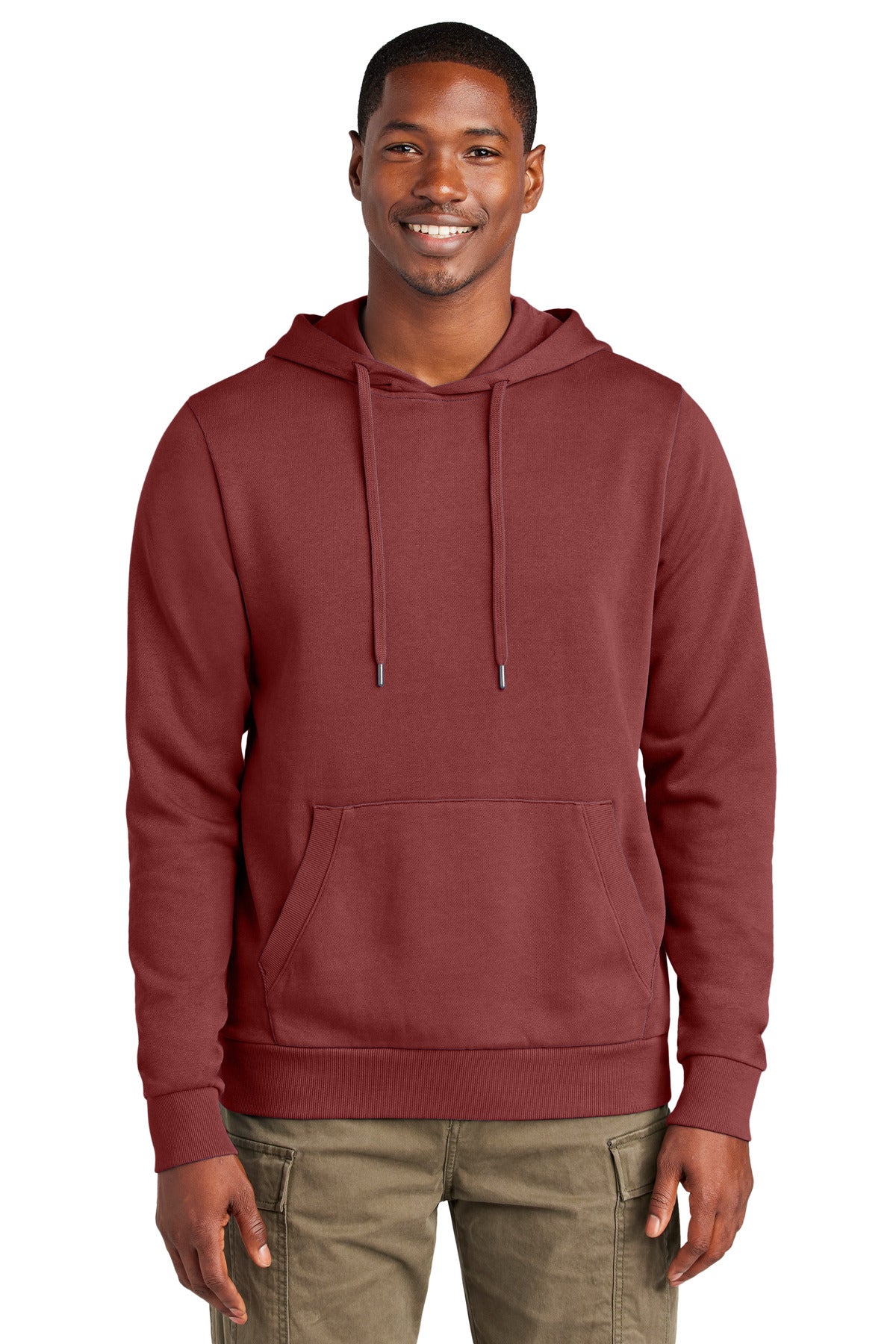 District Wash Fleece Hoodie DT2200 - Garnet