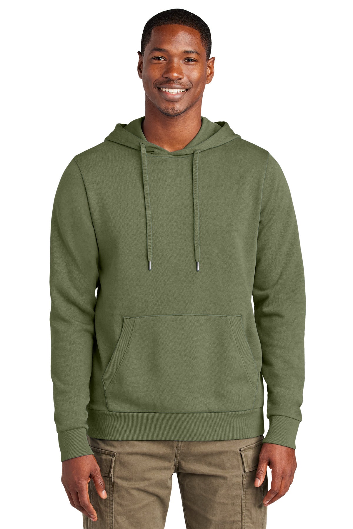 District Wash Fleece Hoodie DT2200 - Olive Drab Green