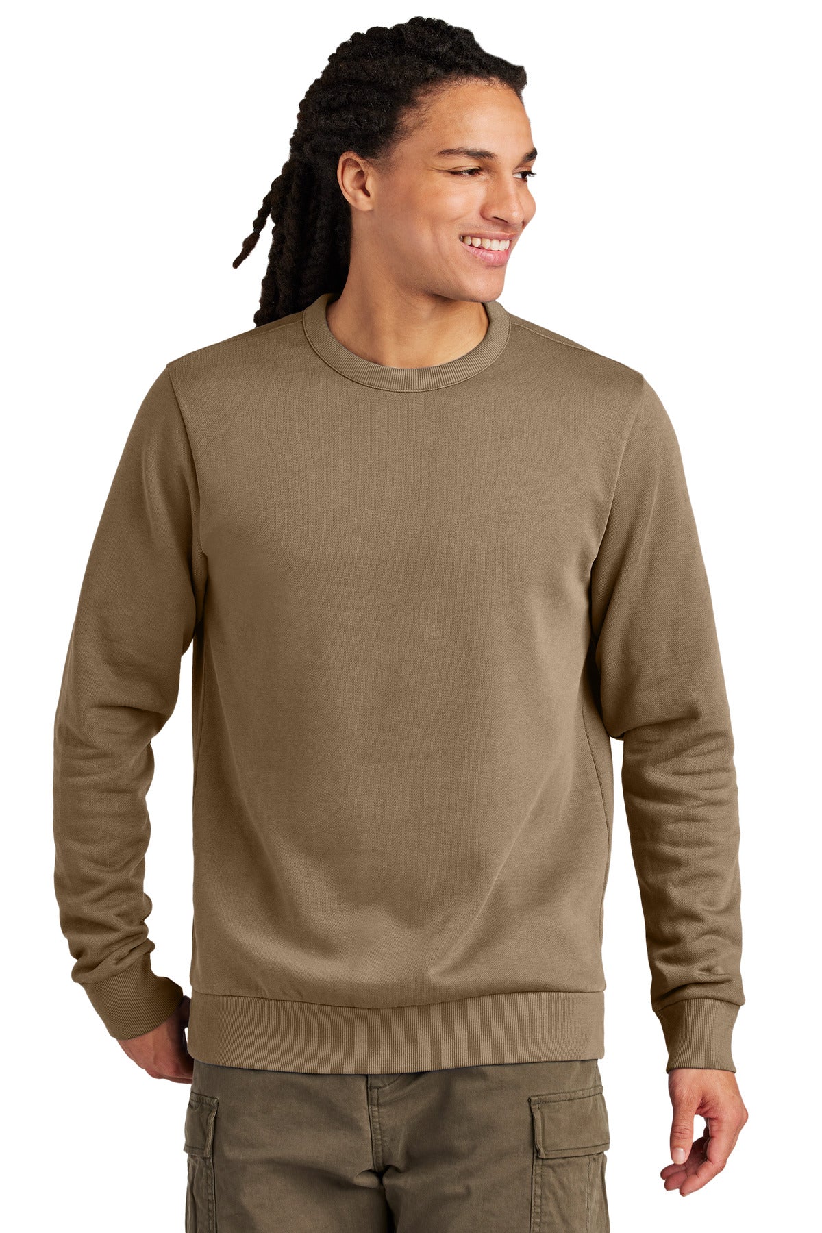 District Wash Fleece Crew DT2204 - Mushroom