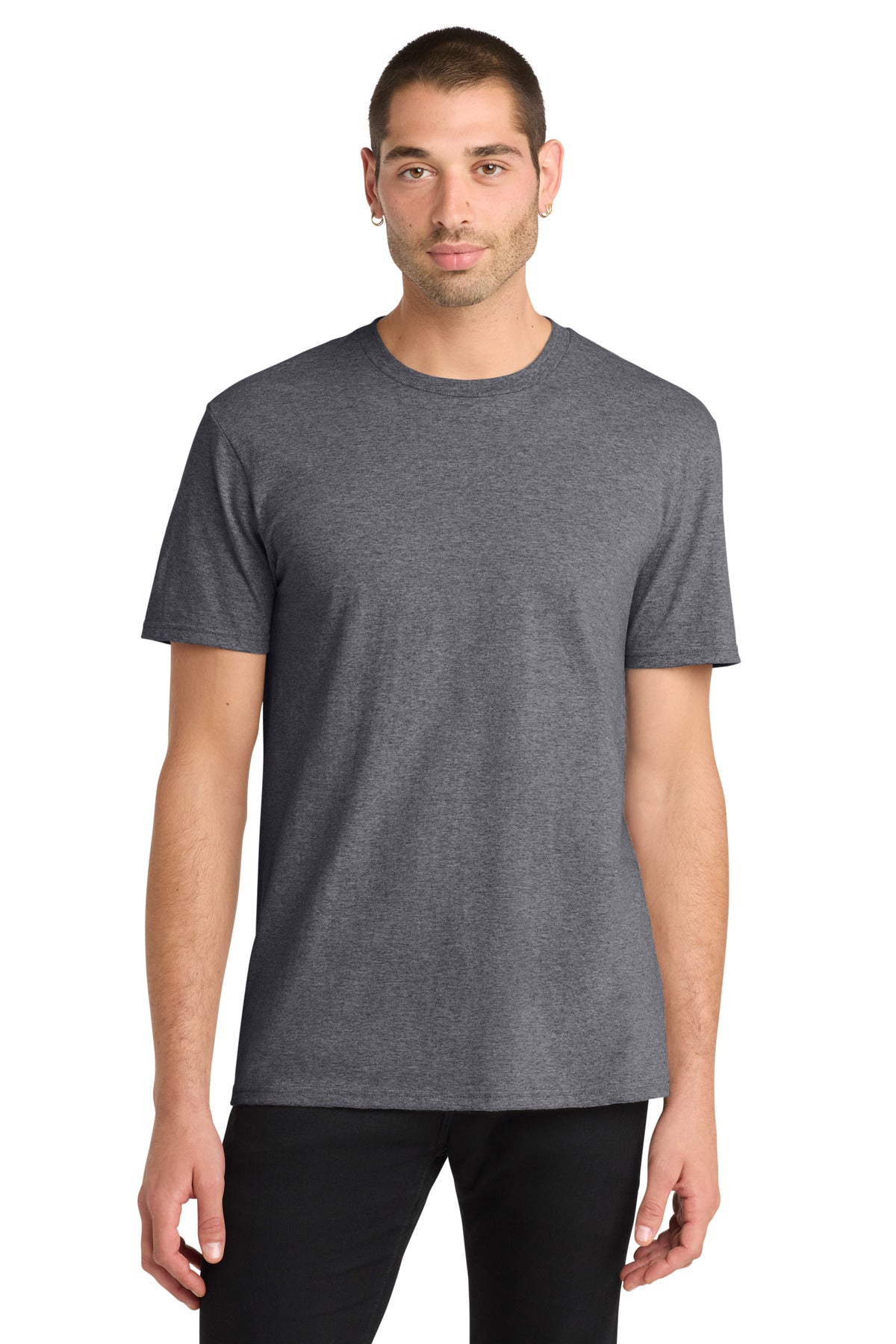 District The Concert Tee DT5000 - Heathered Charcoal