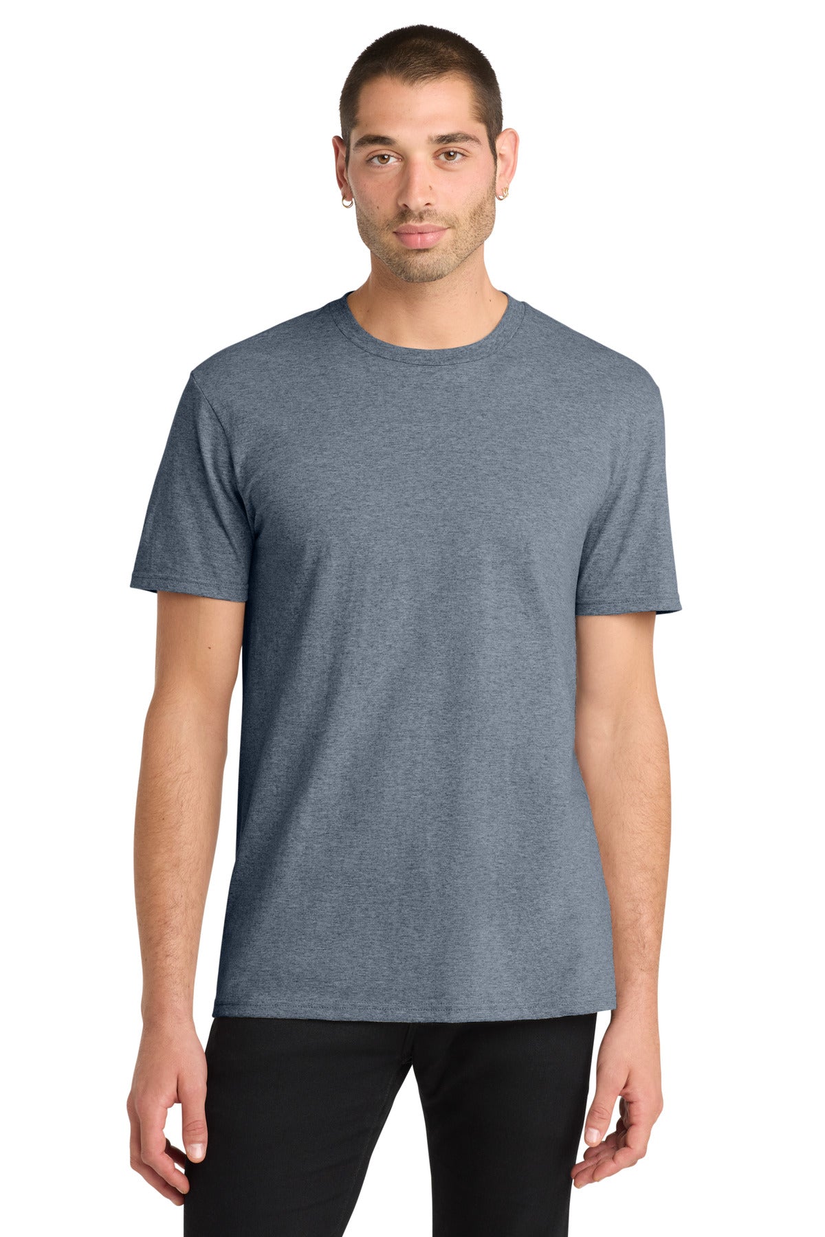 District The Concert Tee DT5000 - Heathered Navy