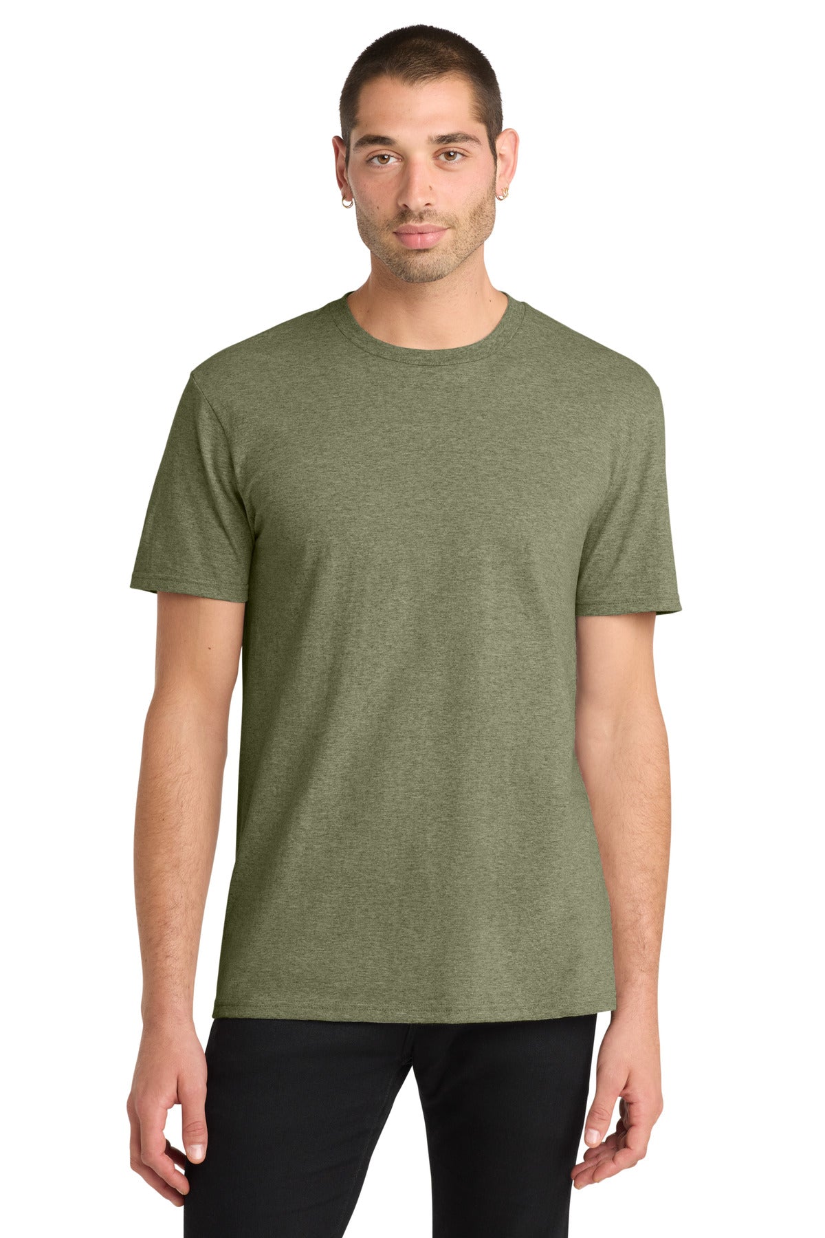 District The Concert Tee DT5000 - Military Green Frost