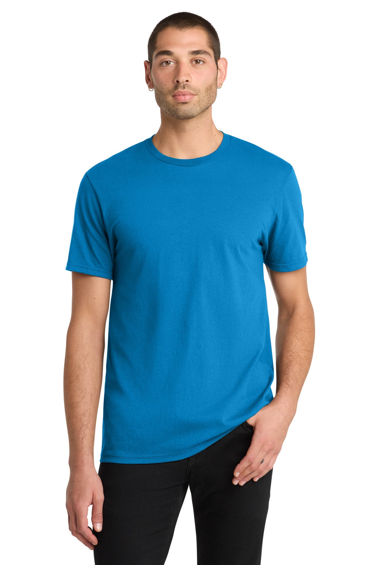 District The Concert Tee DT5000 - Neon Blue