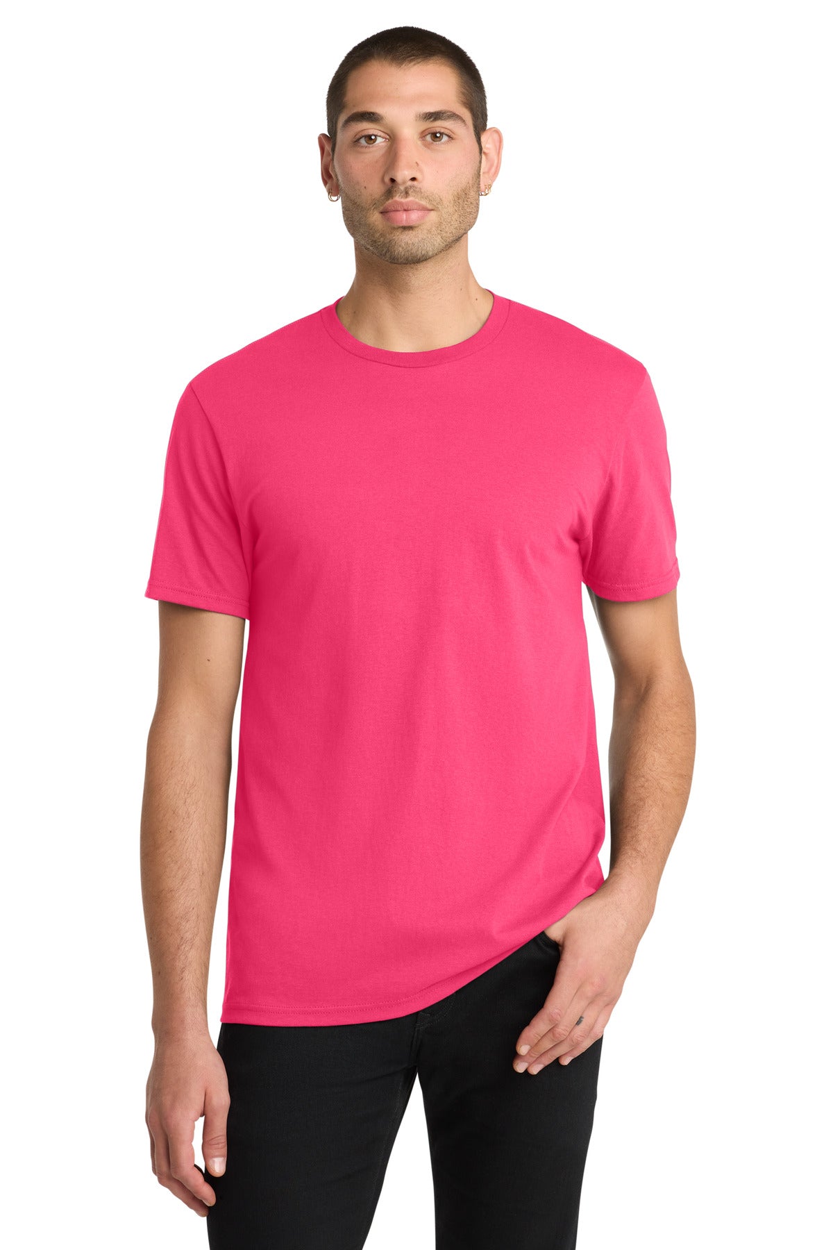 District The Concert Tee DT5000 - Neon Pink