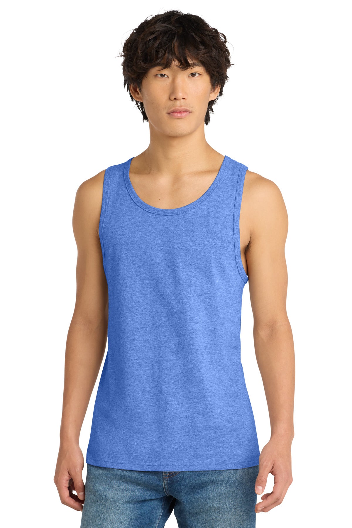 District The Concert Tank. DT5300 - Heathered Royal
