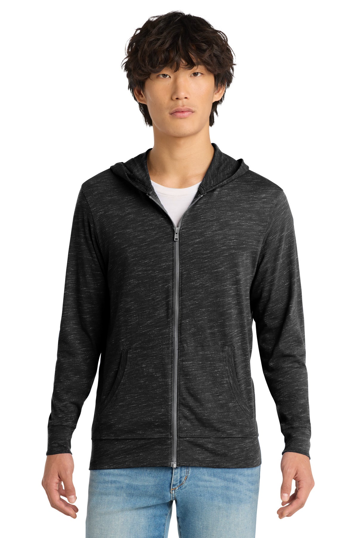 District  Medal Full-Zip Hoodie. DT565 - Black