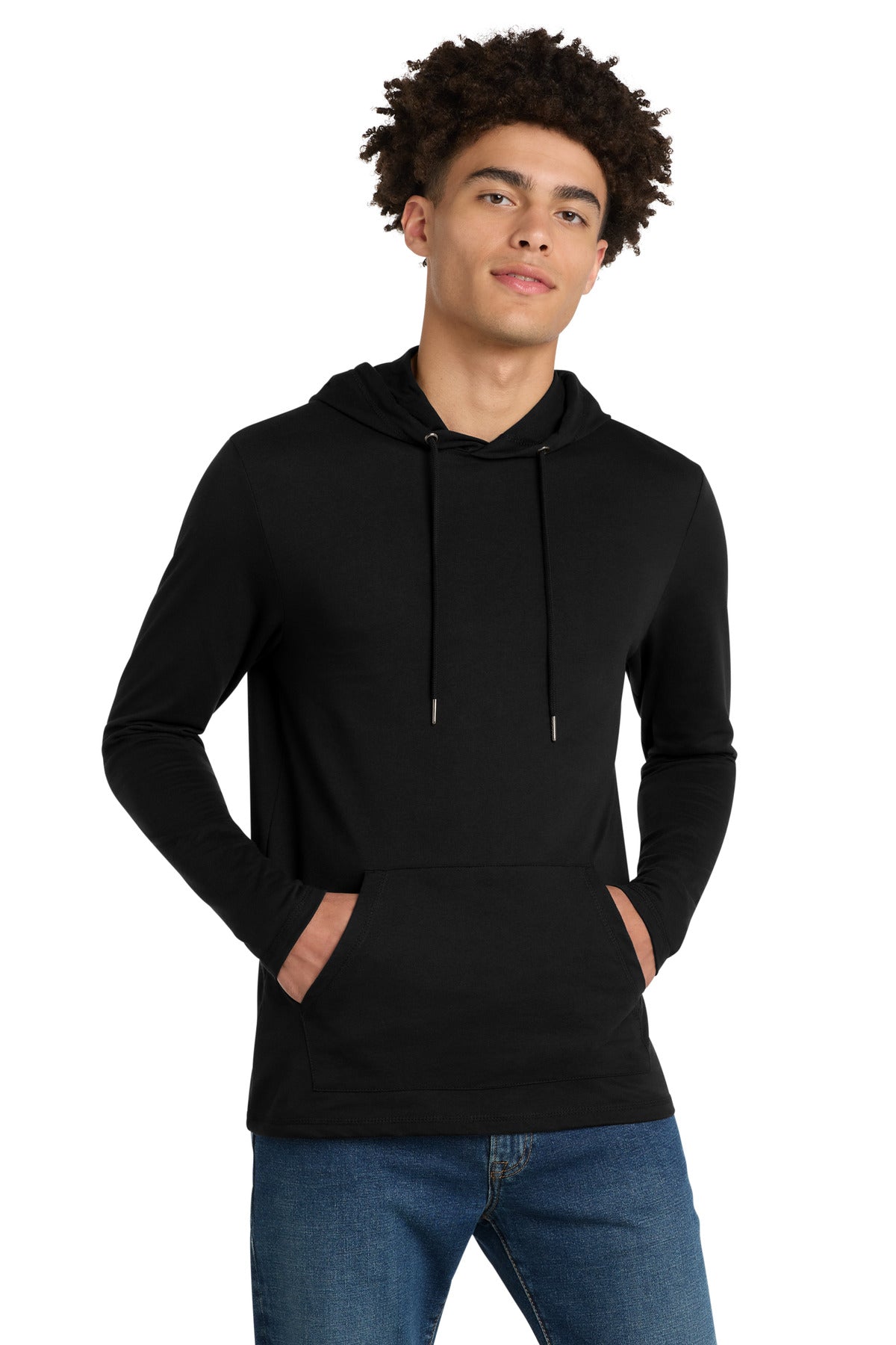 District  Featherweight French Terry  Hoodie DT571 - Black