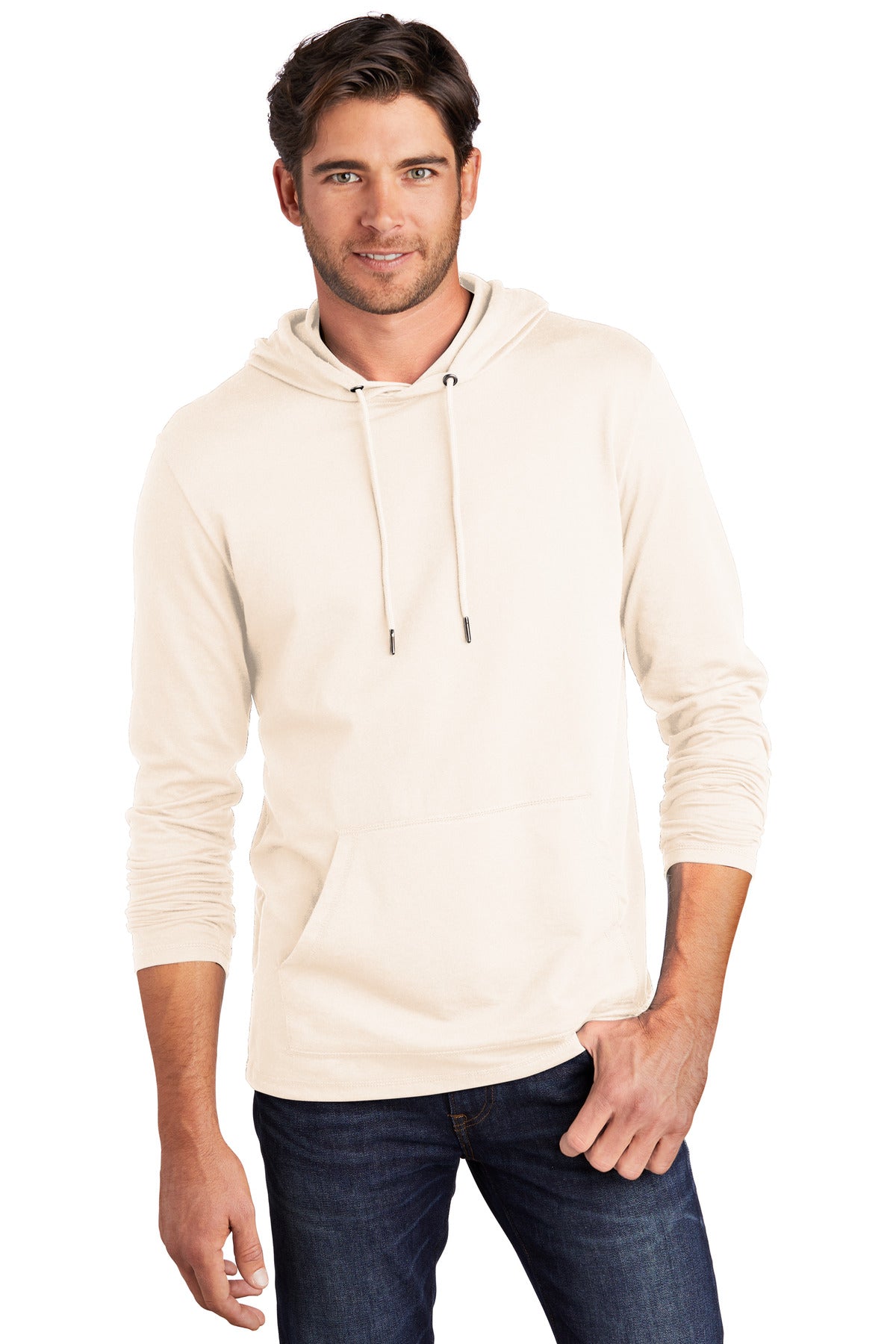 District  Featherweight French Terry  Hoodie DT571 - Gardenia