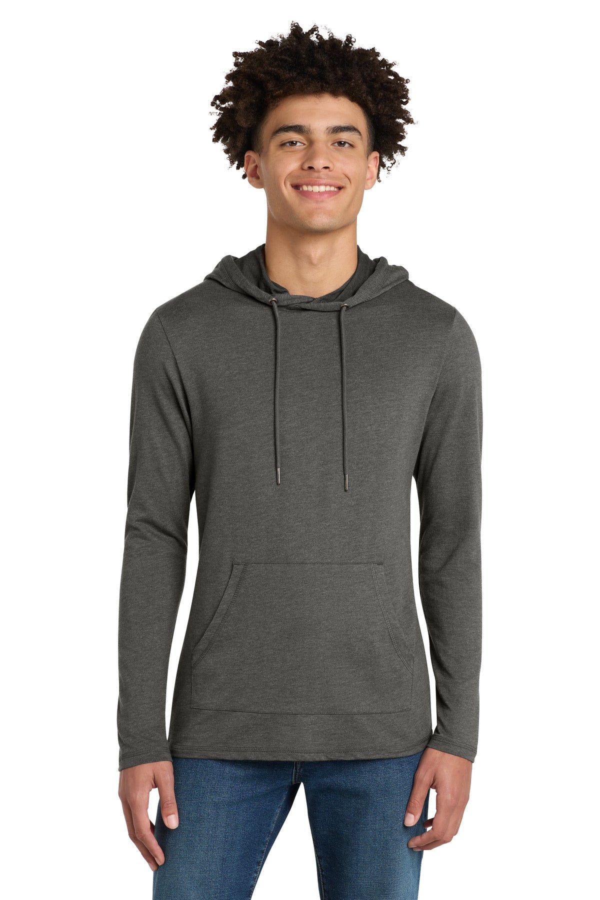 District  Featherweight French Terry  Hoodie DT571 - Washed Coal