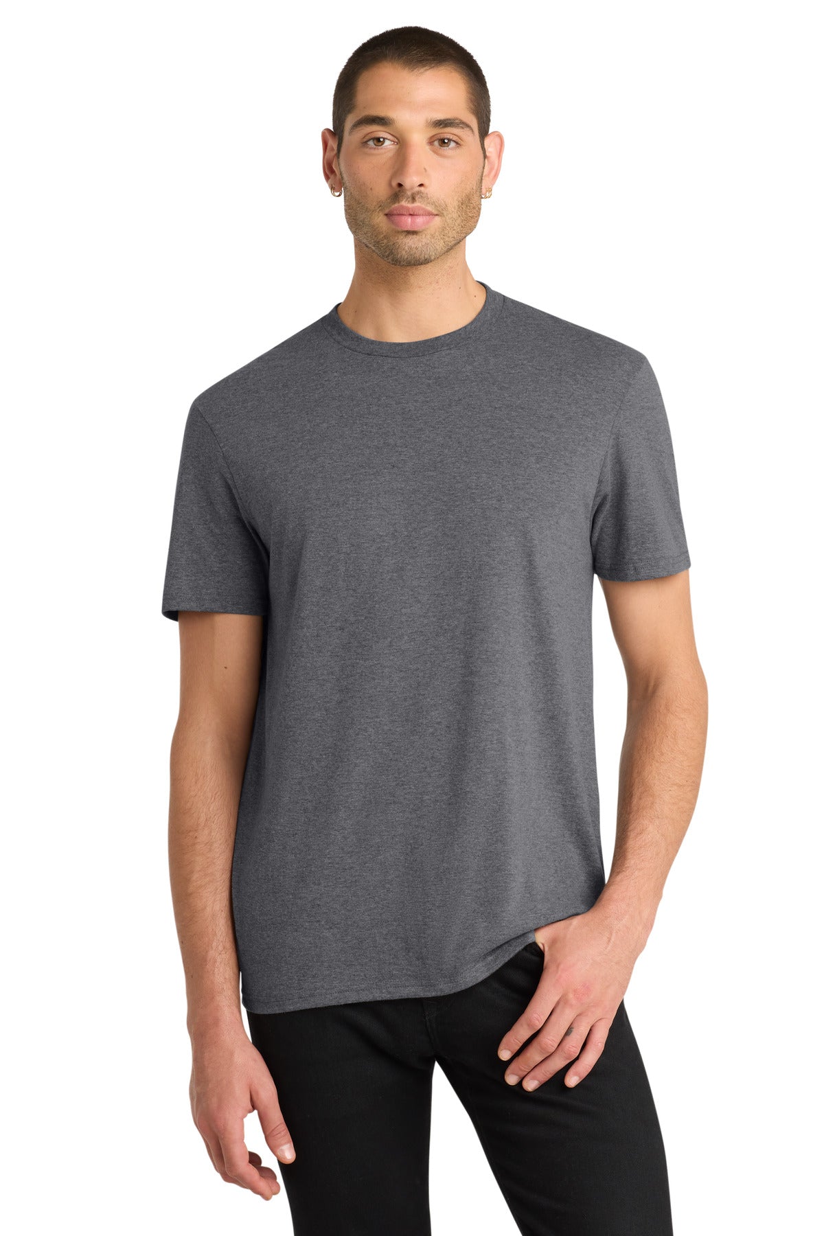 District Very Important Tee. DT6000 - Heathered Charcoal