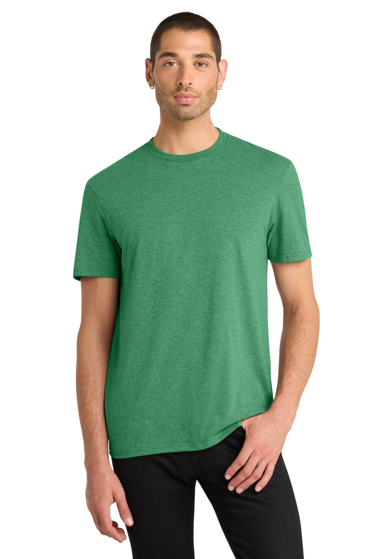 District Very Important Tee. DT6000 - Heathered Kelly Green