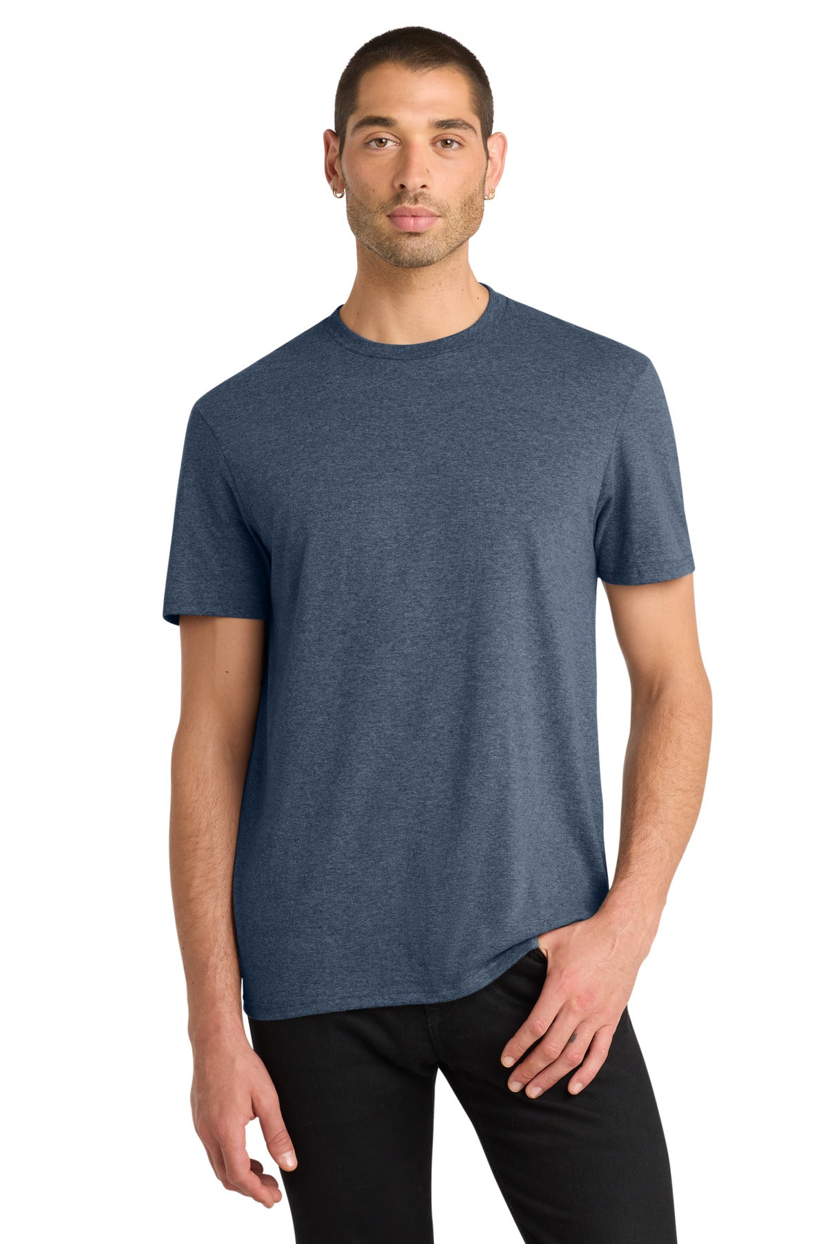 District Very Important Tee. DT6000 - Heathered Navy