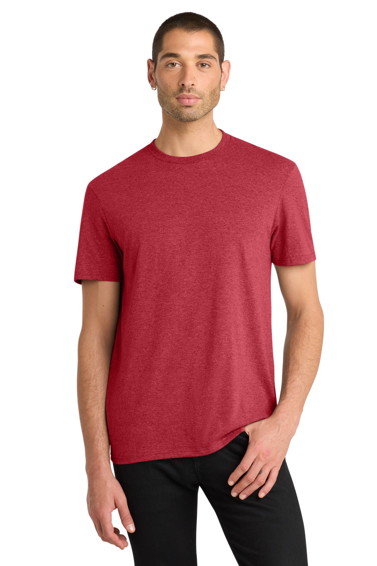 District Very Important Tee. DT6000 - Heathered Red