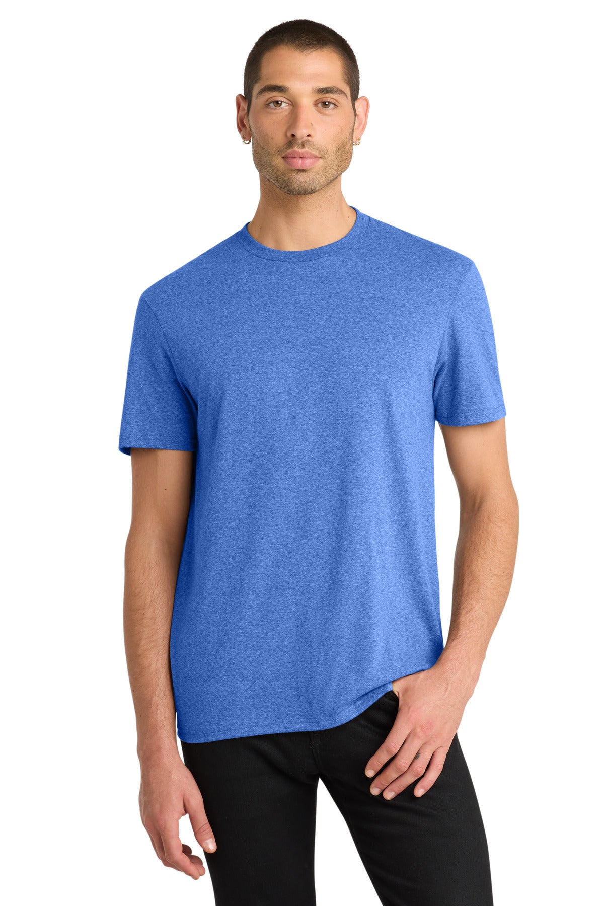 District Very Important Tee. DT6000 - Heathered Royal