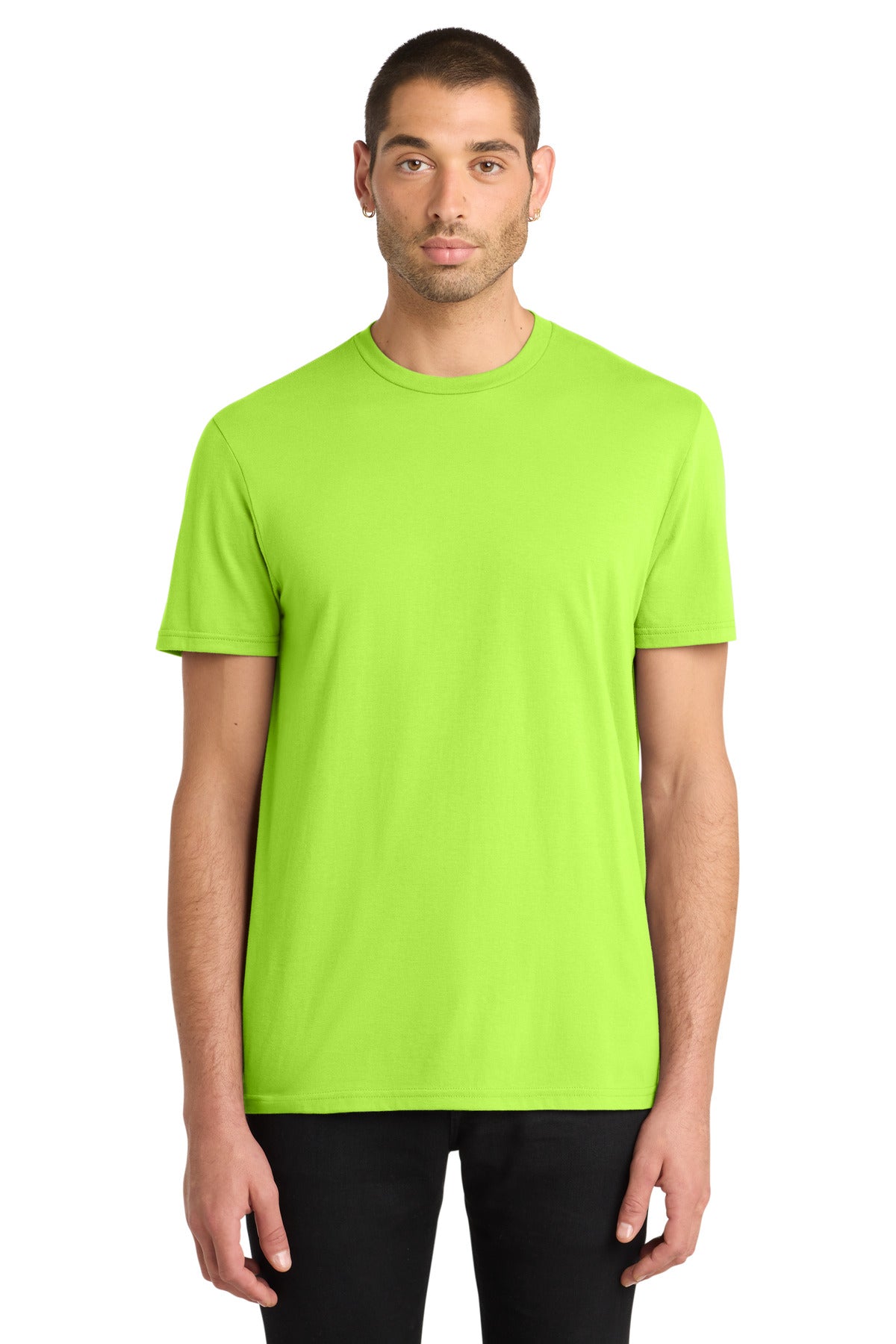 District Very Important Tee. DT6000 - Lime Shock