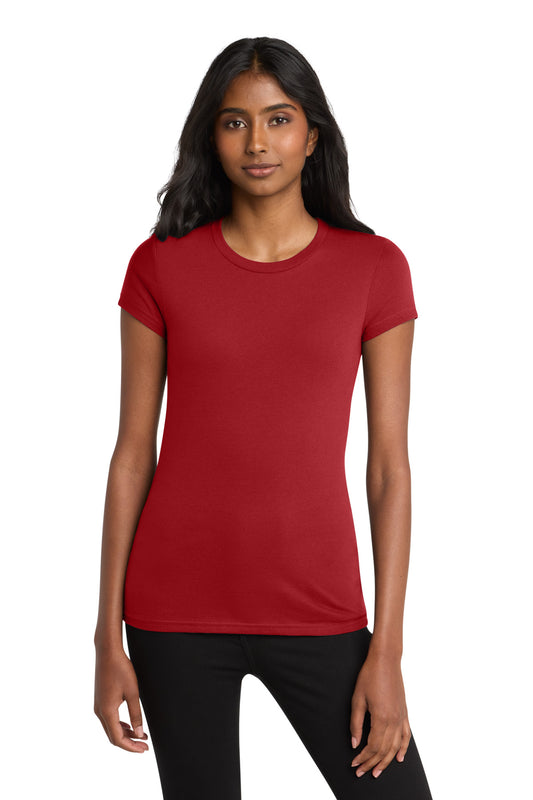District Women's Fitted Very Important Tee. DT6001 - Classic Red
