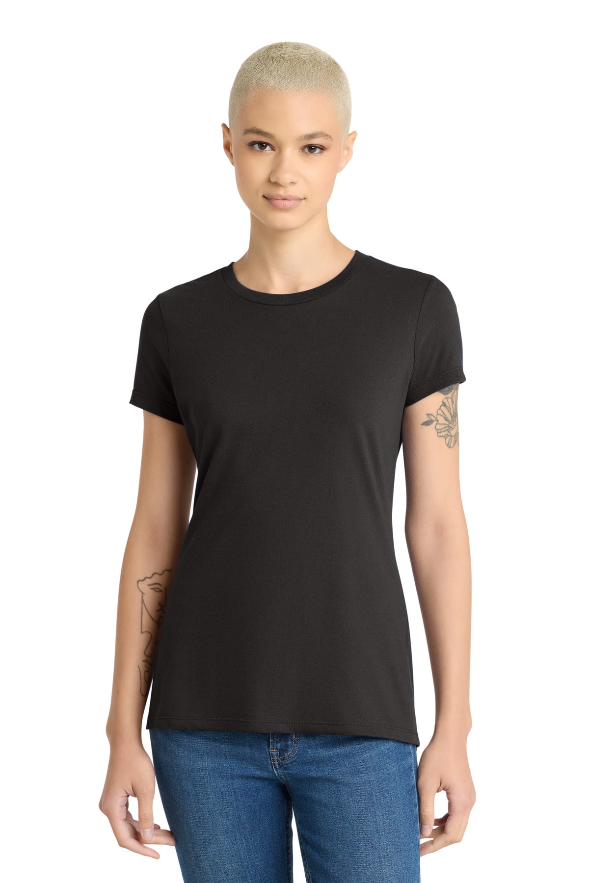 District  Women's Very Important Tee  . DT6002 - Black