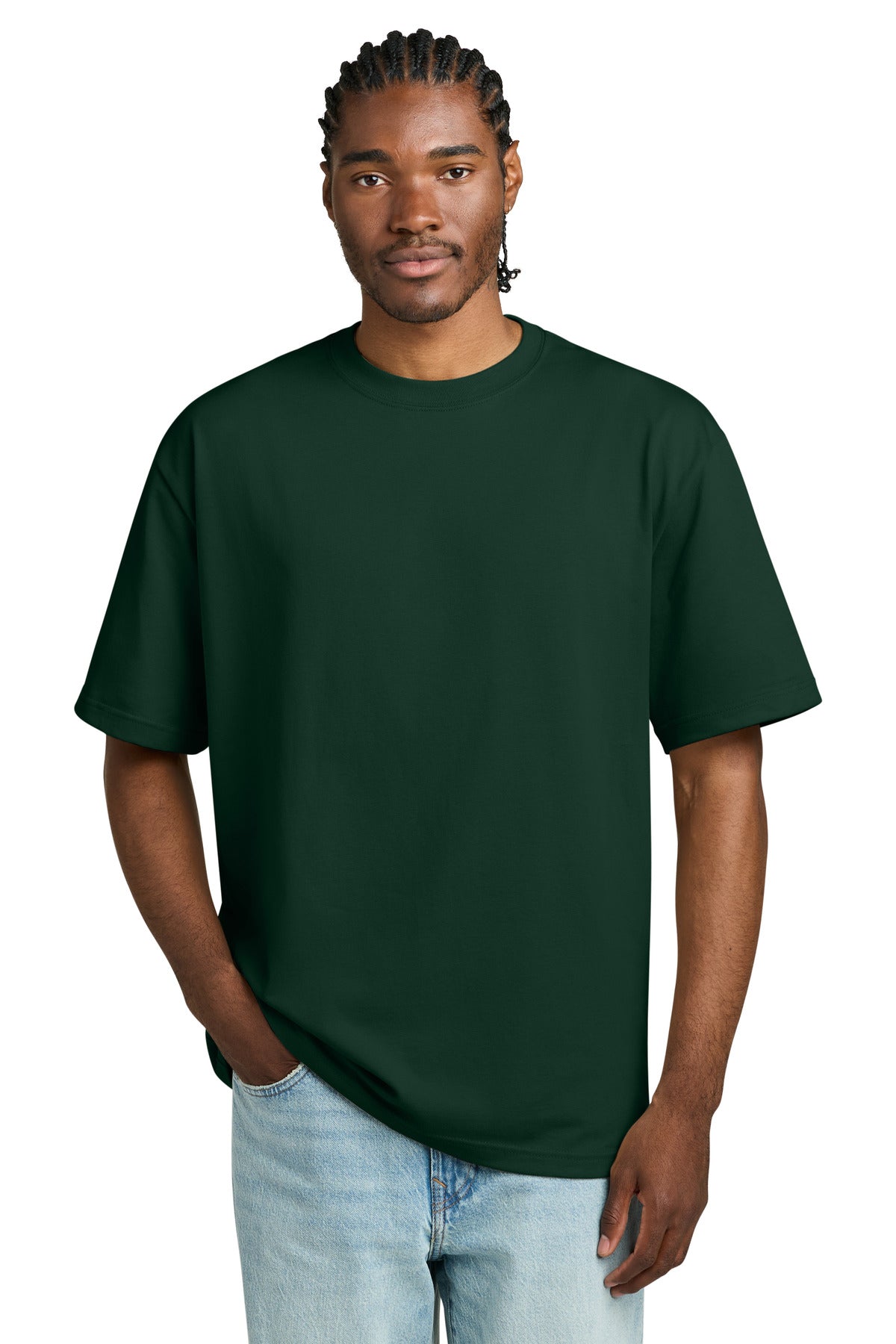 District Heavyweight Very Important Tee DT6065 - Forest Green