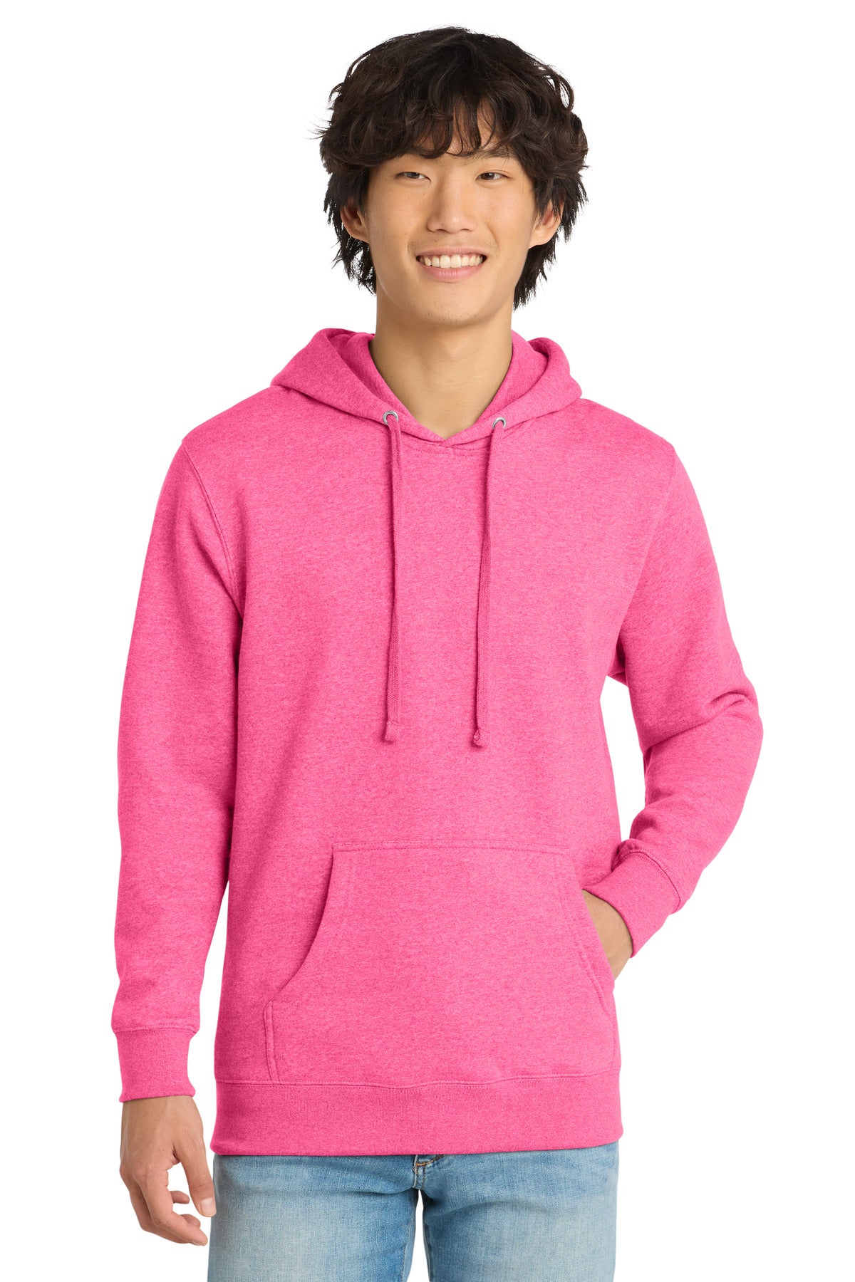 District V.I.T.Fleece Hoodie DT6100 - Awareness Pink Heather