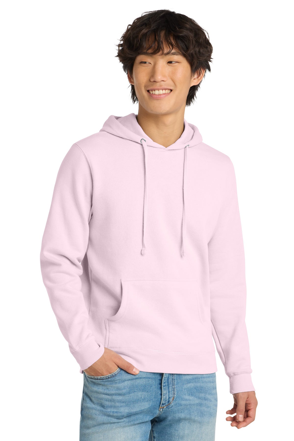District V.I.T.Fleece Hoodie DT6100 - Carnation Pink