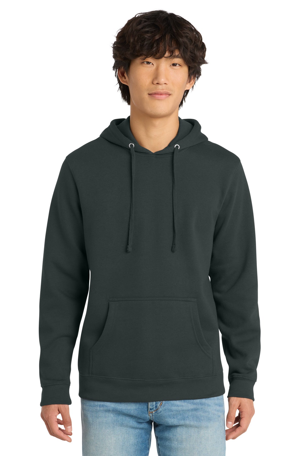 District V.I.T.Fleece Hoodie DT6100 - Charcoal