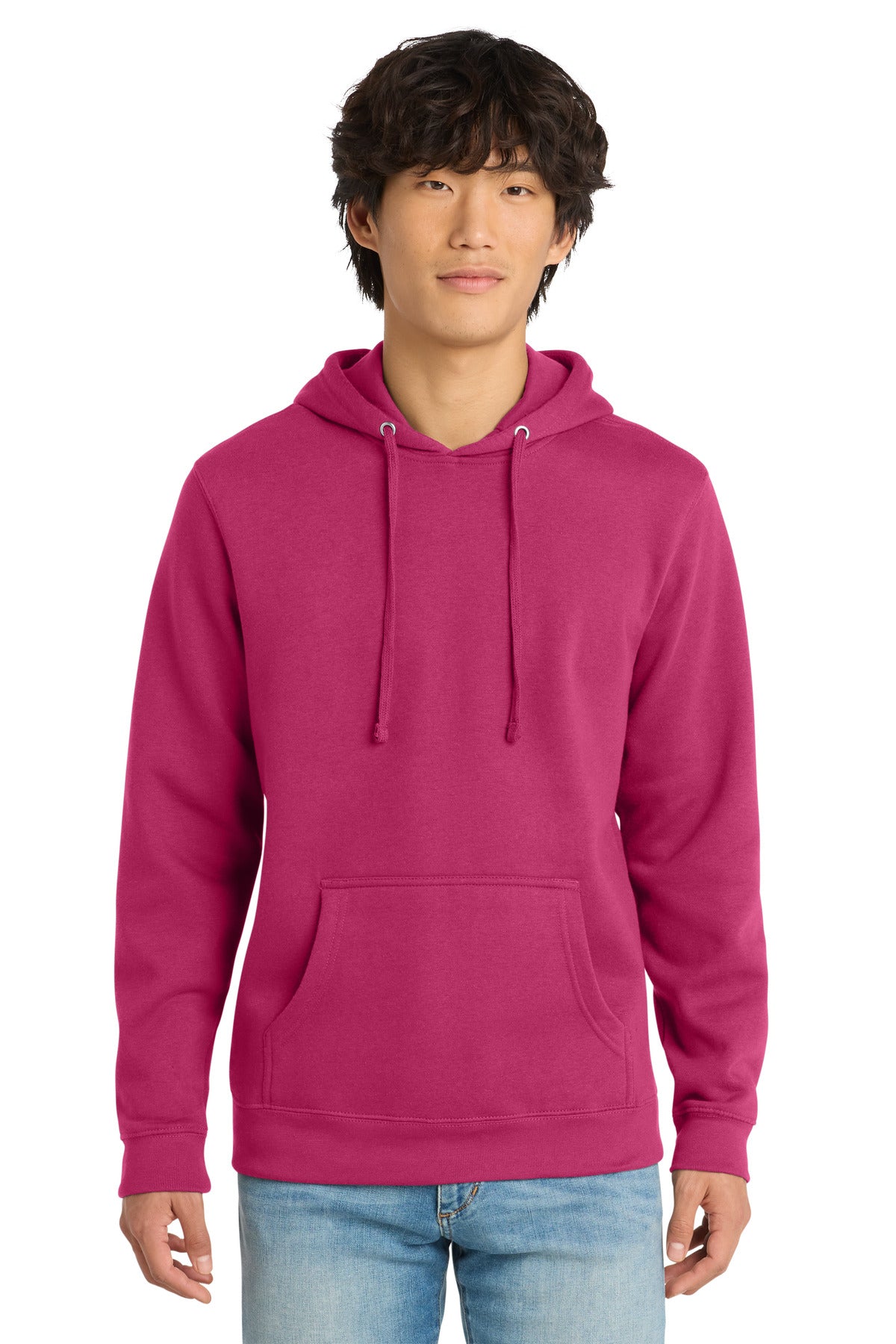 District V.I.T.Fleece Hoodie DT6100 - Dark Fuchsia
