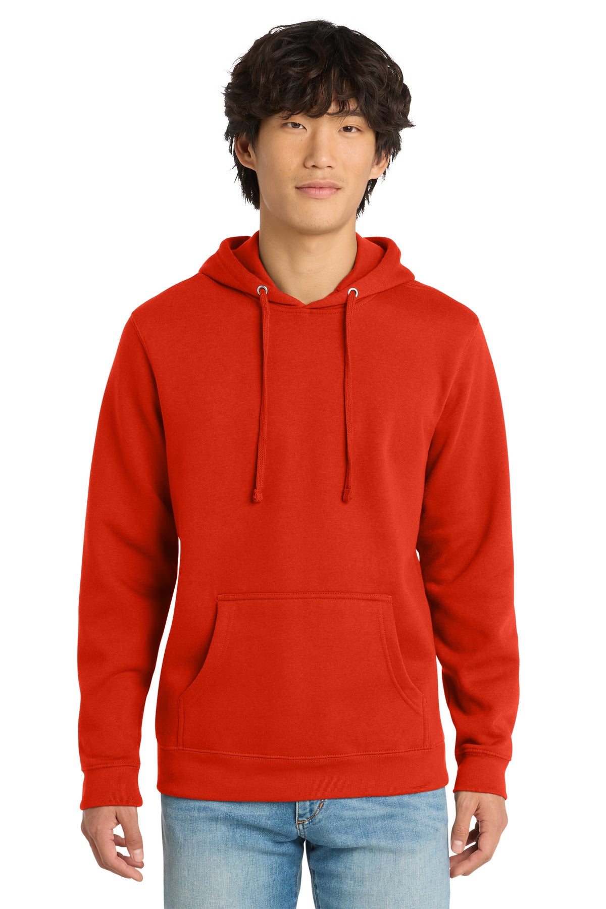 District V.I.T.Fleece Hoodie DT6100 - Fiery Red