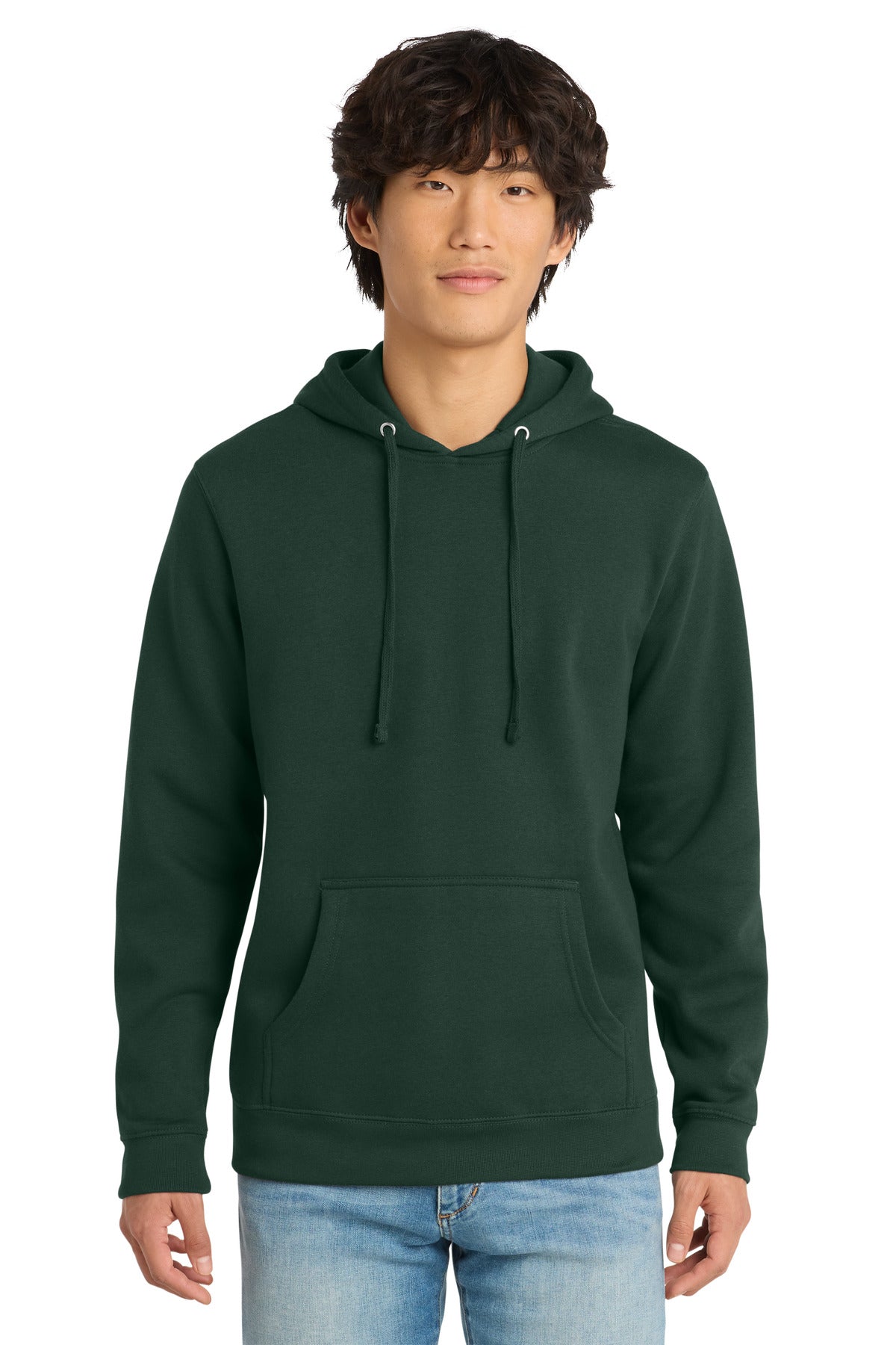 District V.I.T.Fleece Hoodie DT6100 - Forest Green