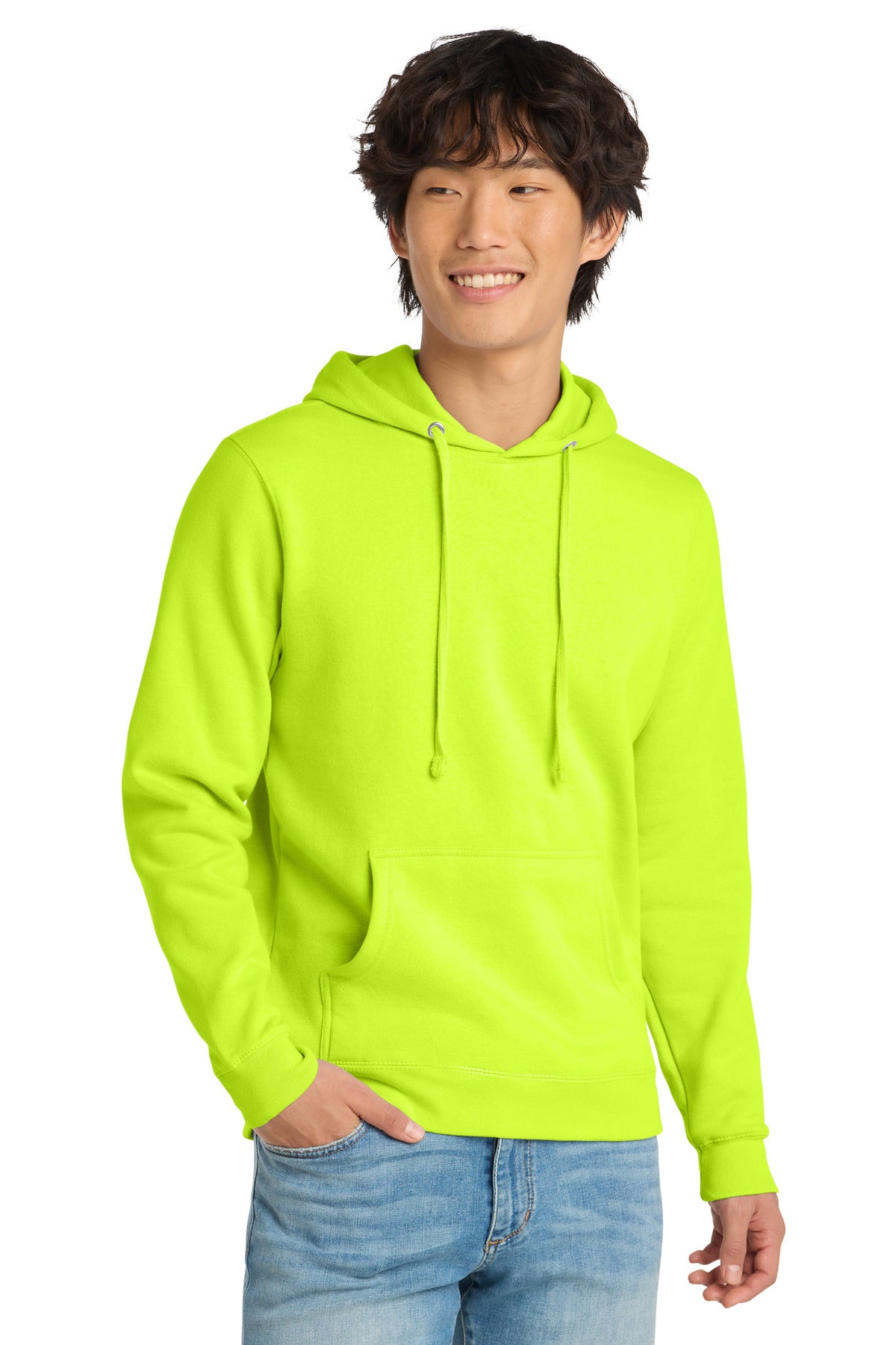 District V.I.T.Fleece Hoodie DT6100 - S. Green