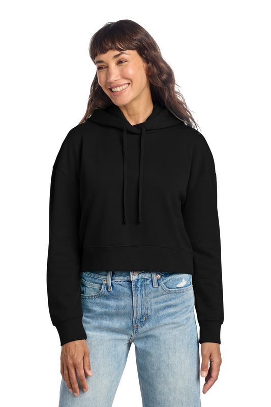 District Women's V.I.T. Fleece Hoodie DT6101 - Black