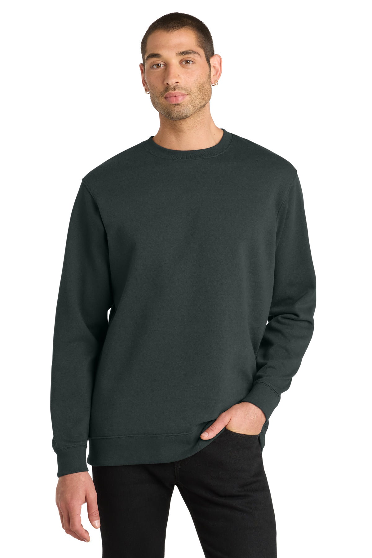 District V.I.T.Fleece Crew DT6104 - Charcoal