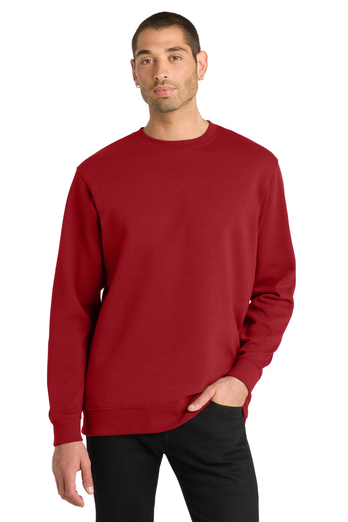 District V.I.T.Fleece Crew DT6104 - Classic Red