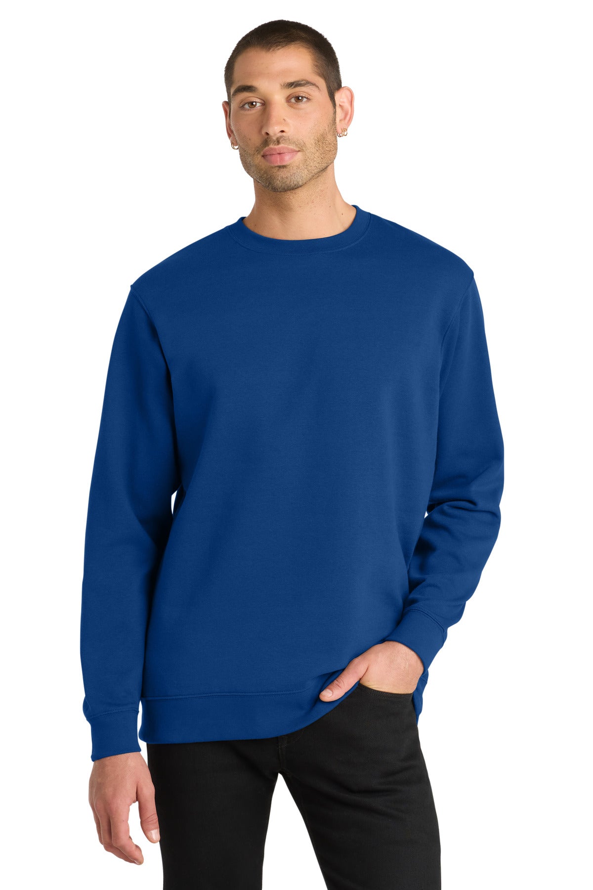 District V.I.T.Fleece Crew DT6104 - Deep Royal
