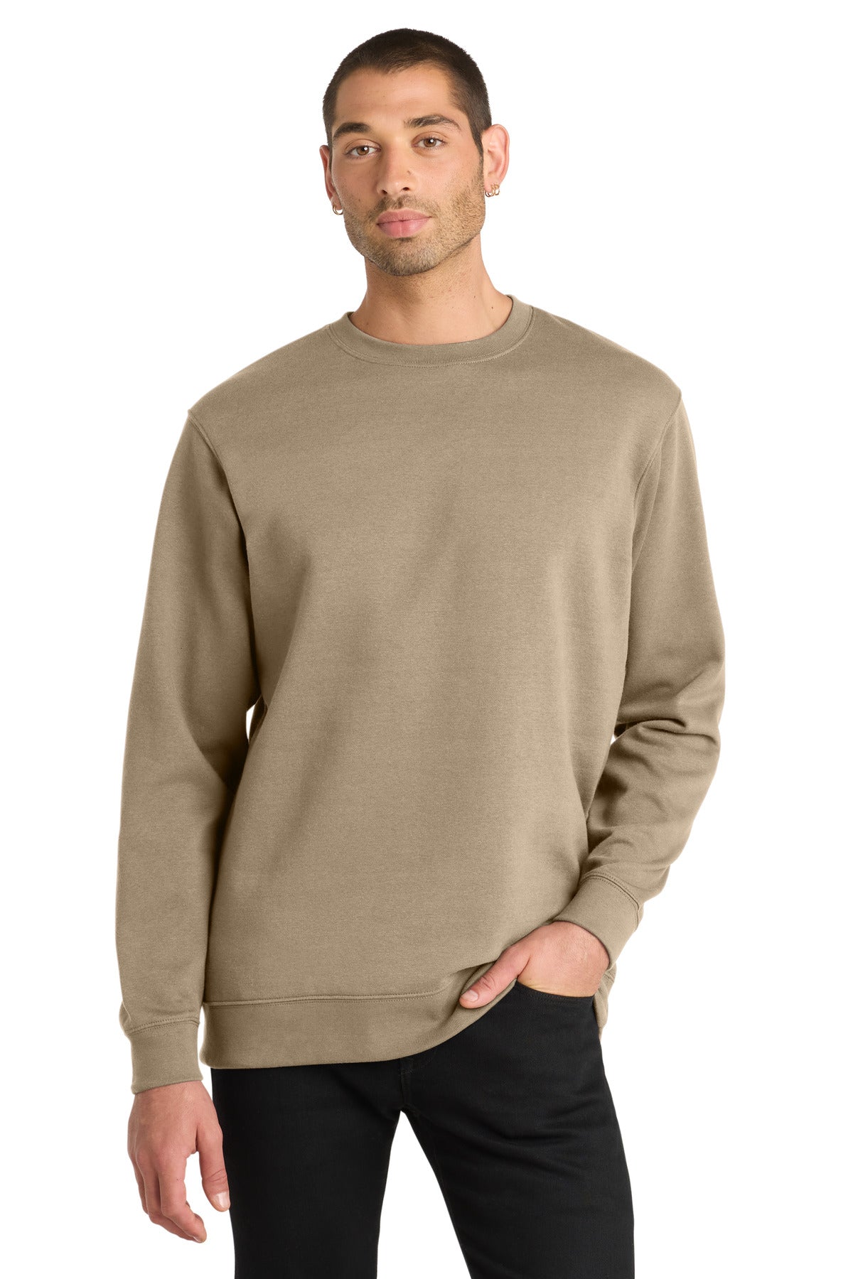 District V.I.T.Fleece Crew DT6104 - Desert Tan