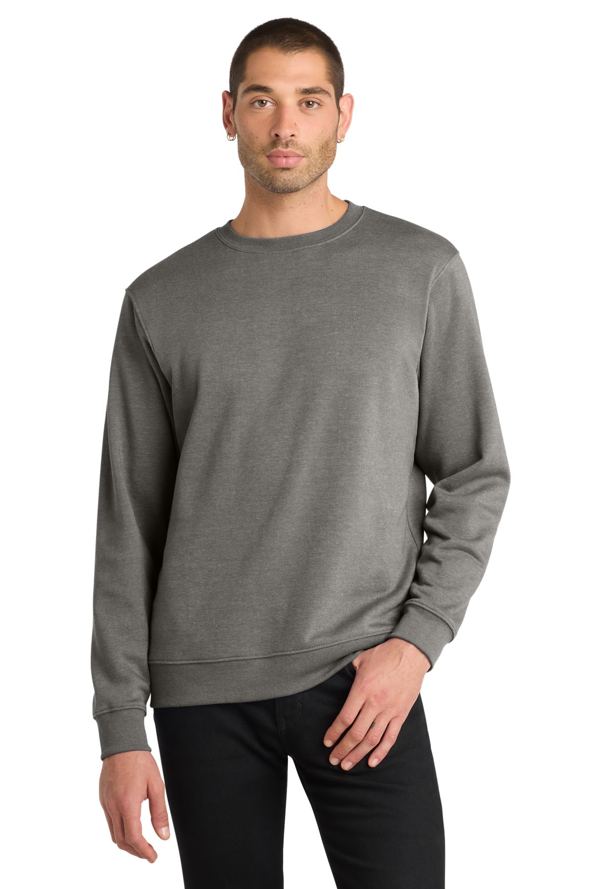 District V.I.T.Fleece Crew DT6104 - Grey Frost