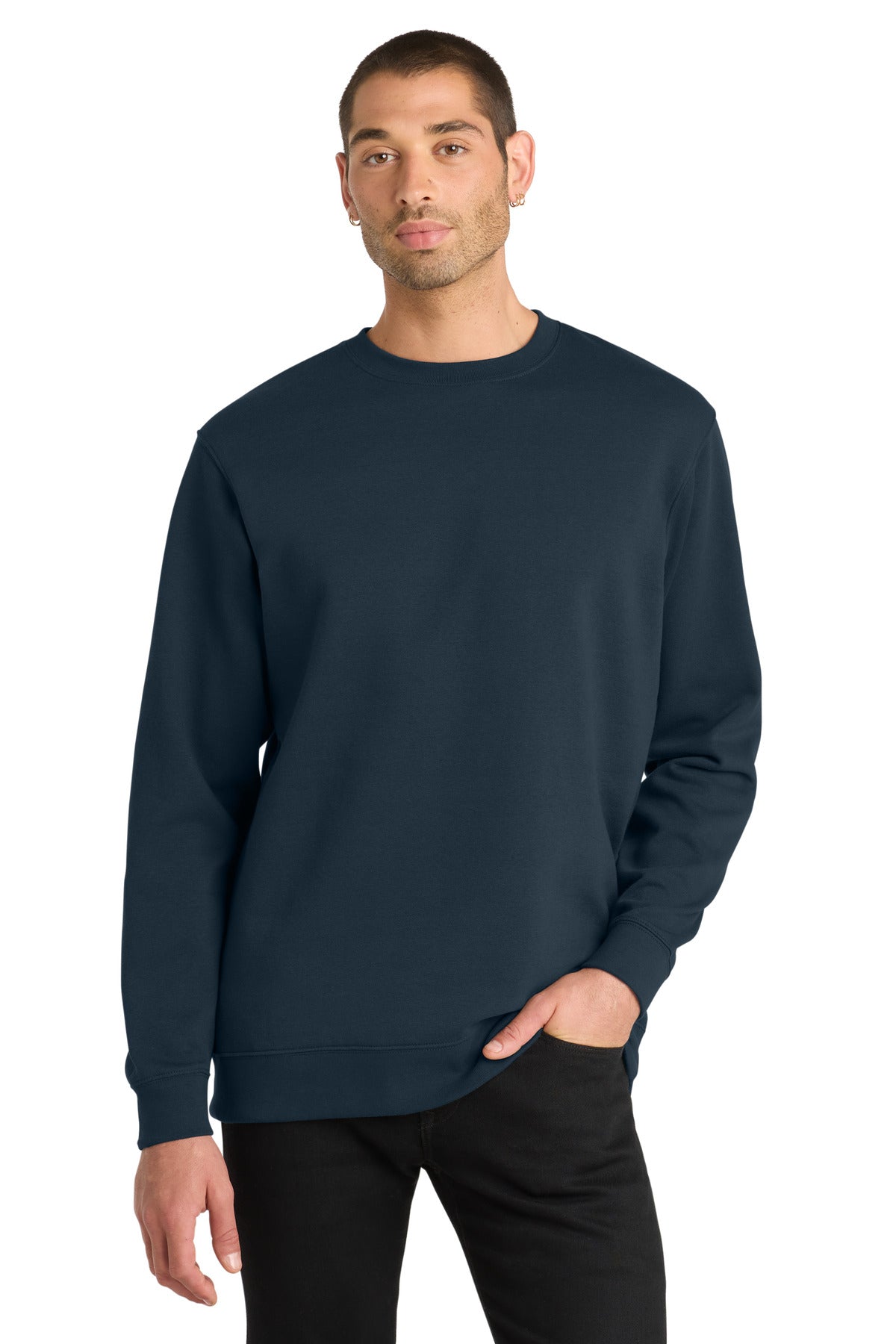 District V.I.T.Fleece Crew DT6104 - New Navy