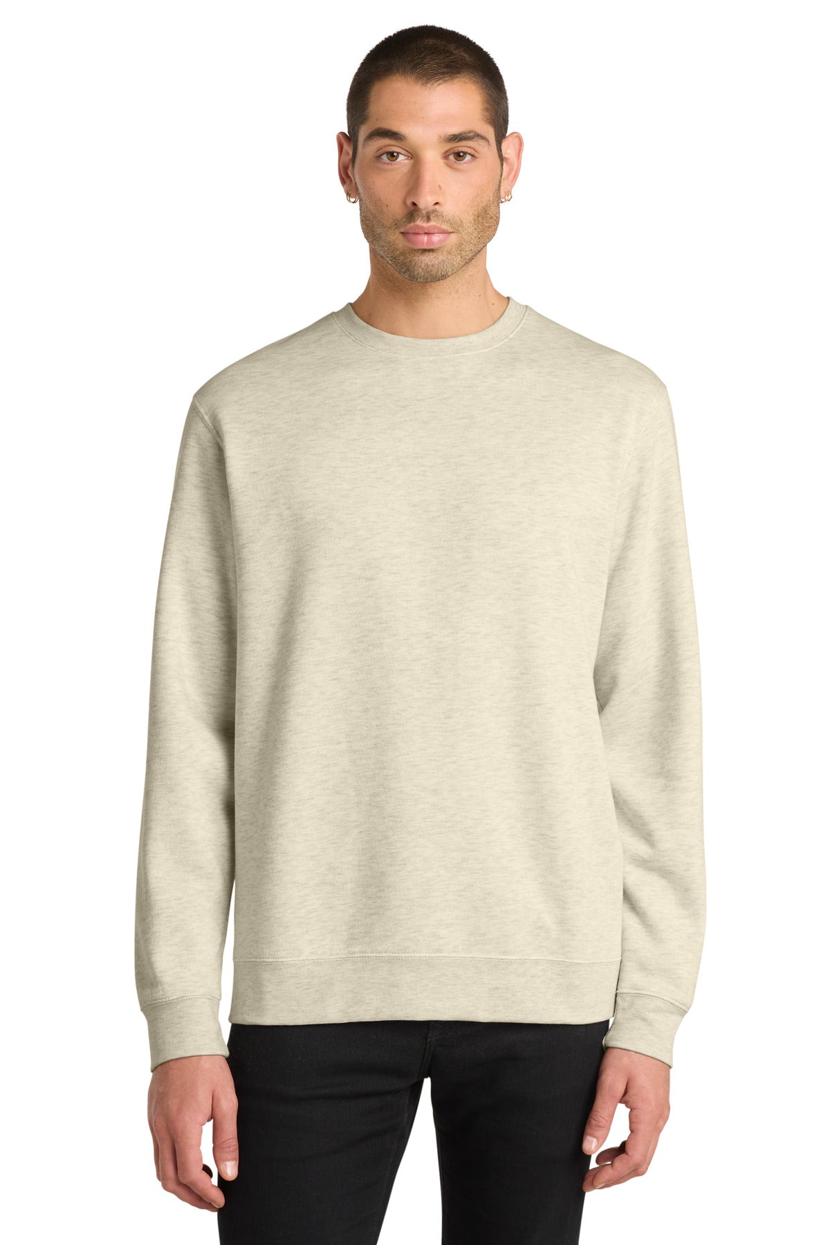 District V.I.T.Fleece Crew DT6104 - Oatmeal Heather